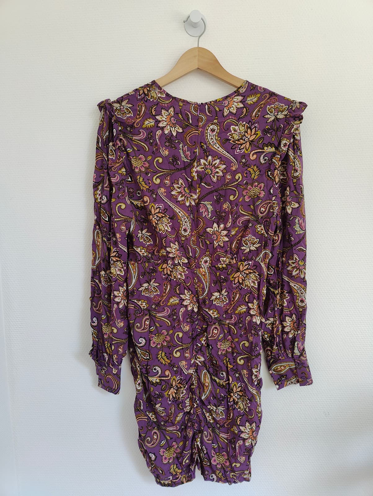 Robe à imprimé cachemire violet Springfield – Taille XL — photo 4