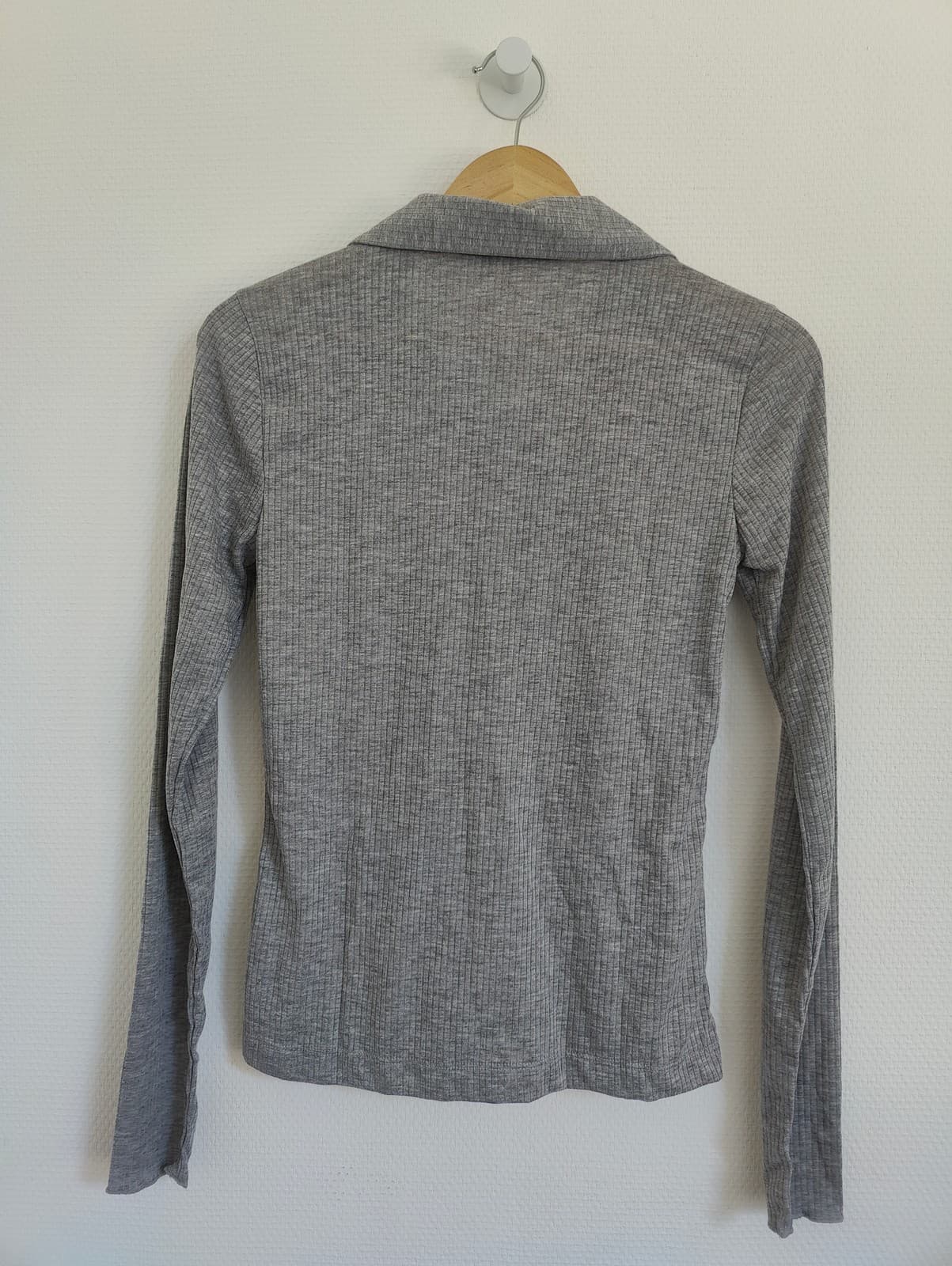 Chemise côtelée grise Mango – Taille M — photo 4