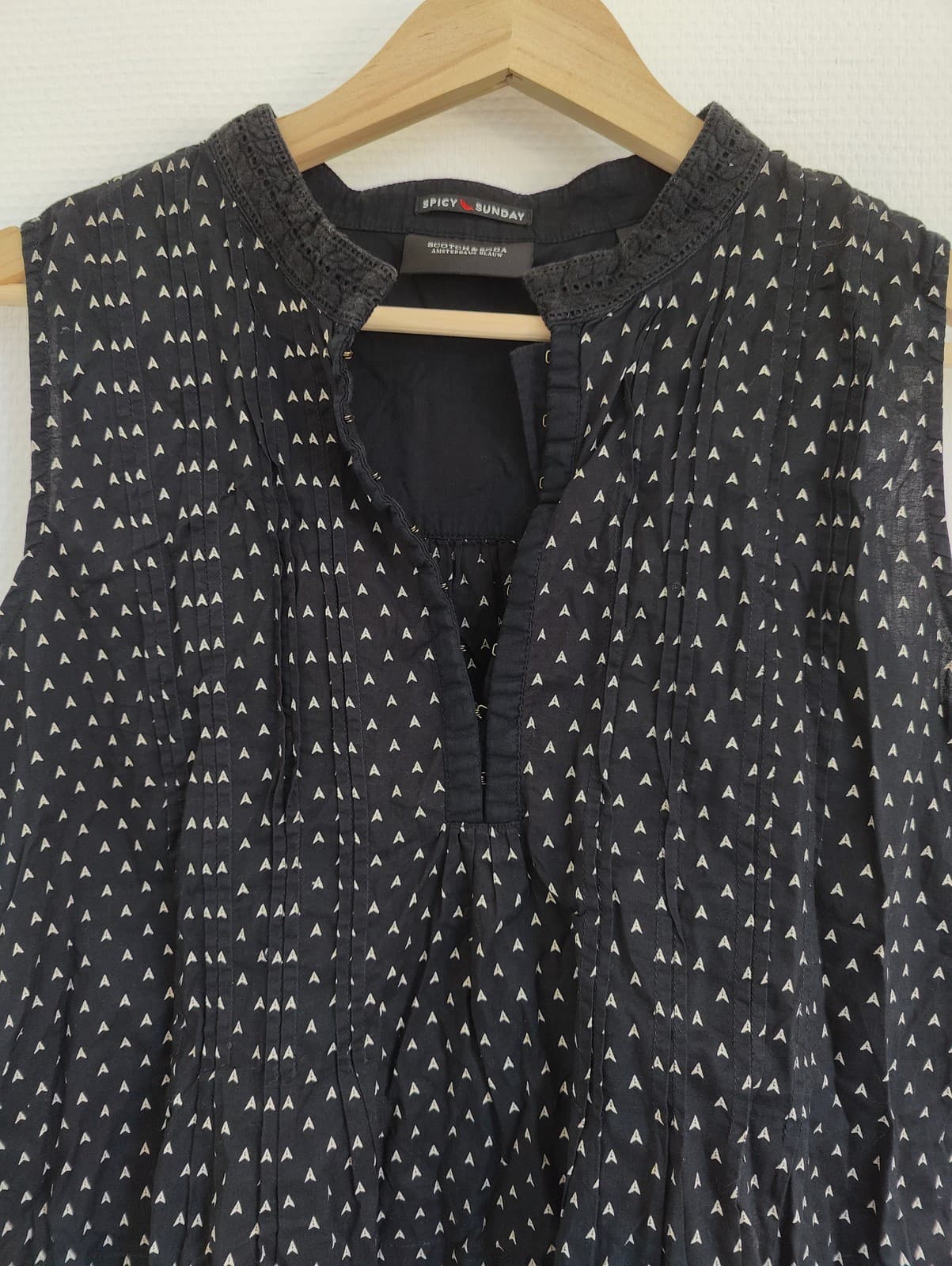 Top à imprimé triangles Scotch & Soda – Taille S  — photo 2