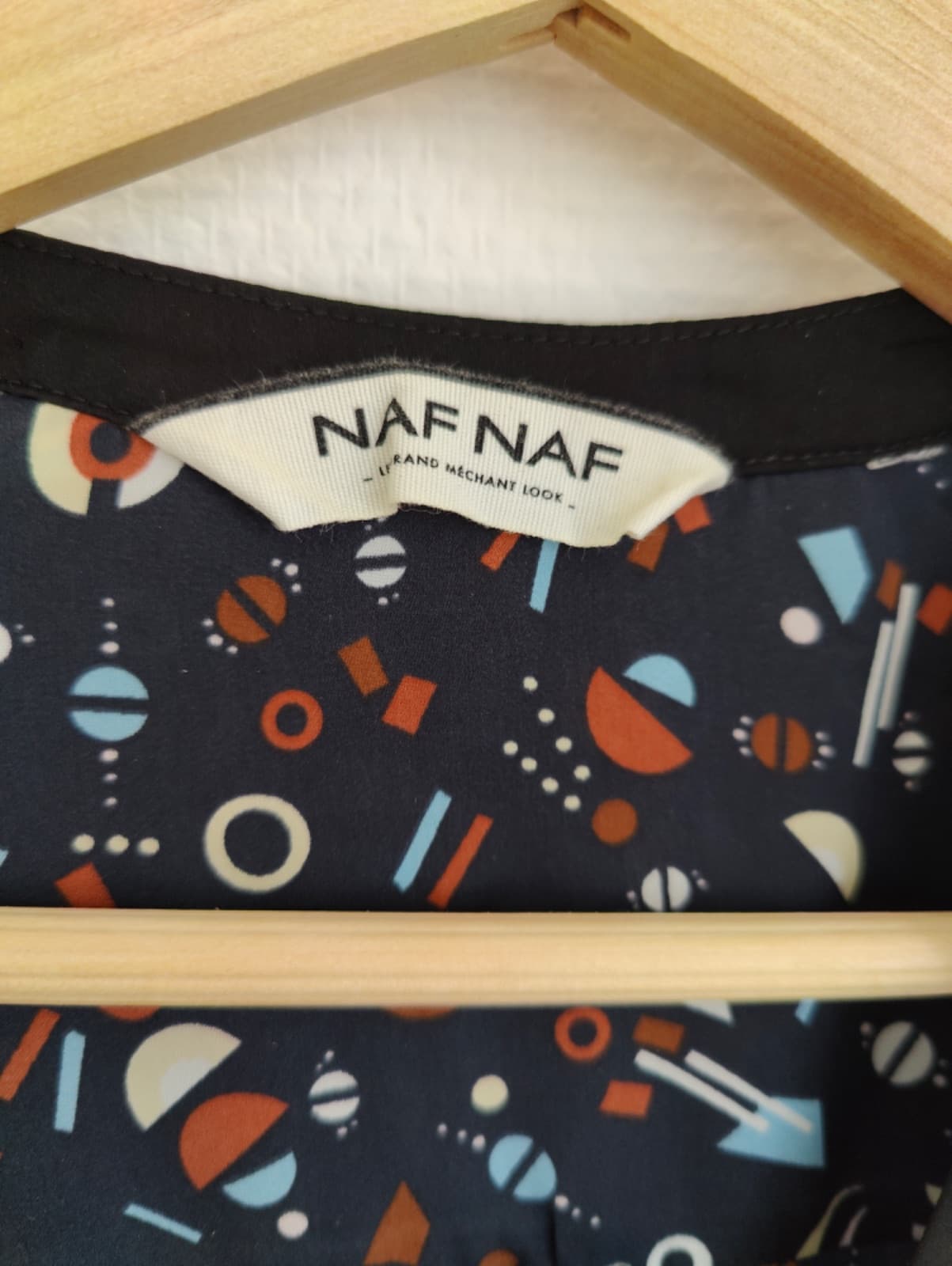 Blouse Naf Naf imprimé graphique multicolore – Taille S — photo 4