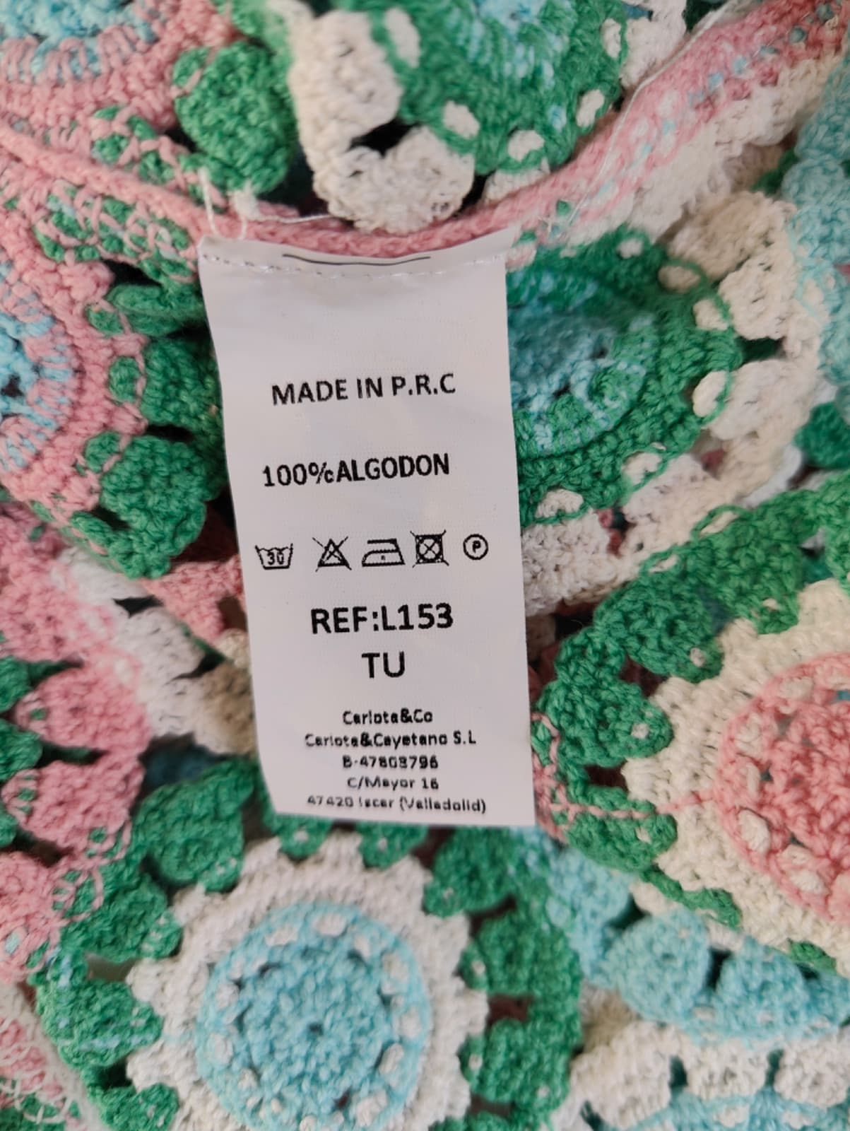 Gilet sans manches en crochet Carlota & Co – Taille Unique — photo 6