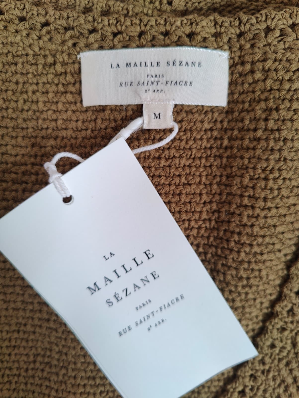 Top en maille boutonné Sézane – Taille M  — photo 4