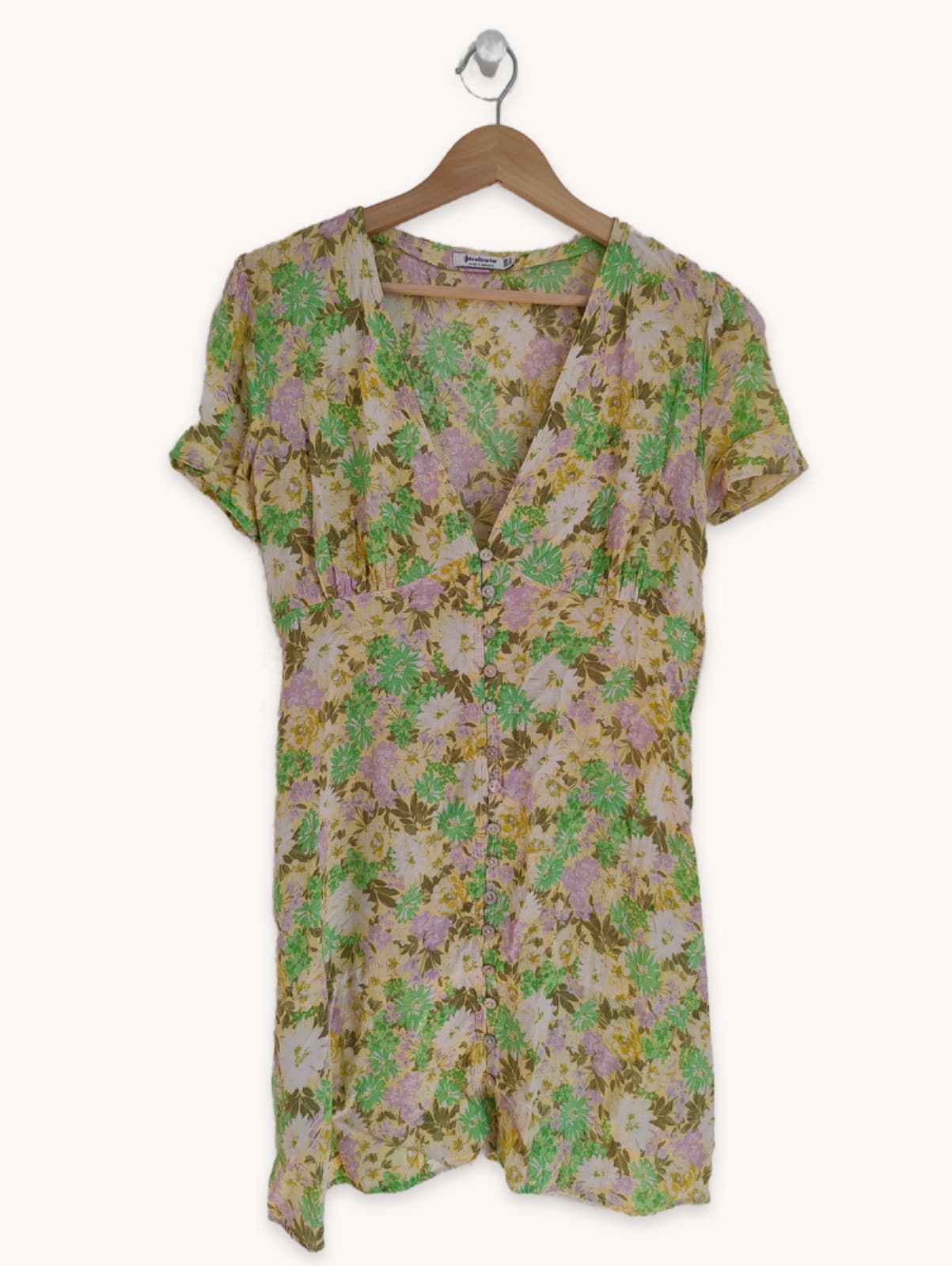 Robe courte Stradivarius à imprimé floral – Taille M — photo 1