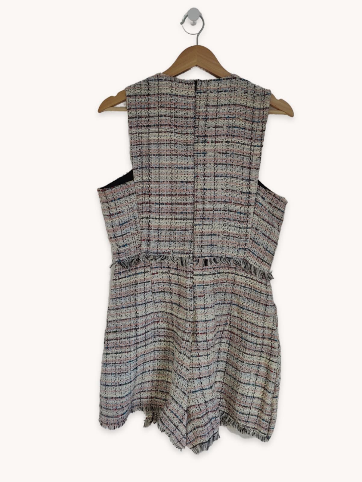 Combishort Zara en tweed multicolore – Taille L — photo 5