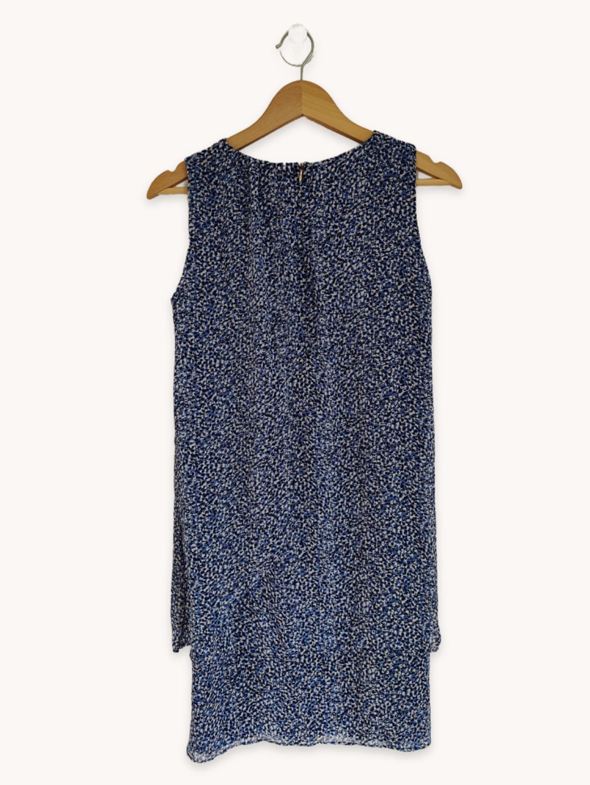 Robe à imprimé moucheté bleu Sfera – Taille M — photo 4