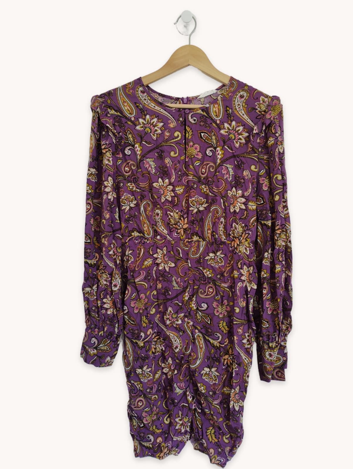 Robe à imprimé cachemire violet Springfield – Taille XL — photo 1