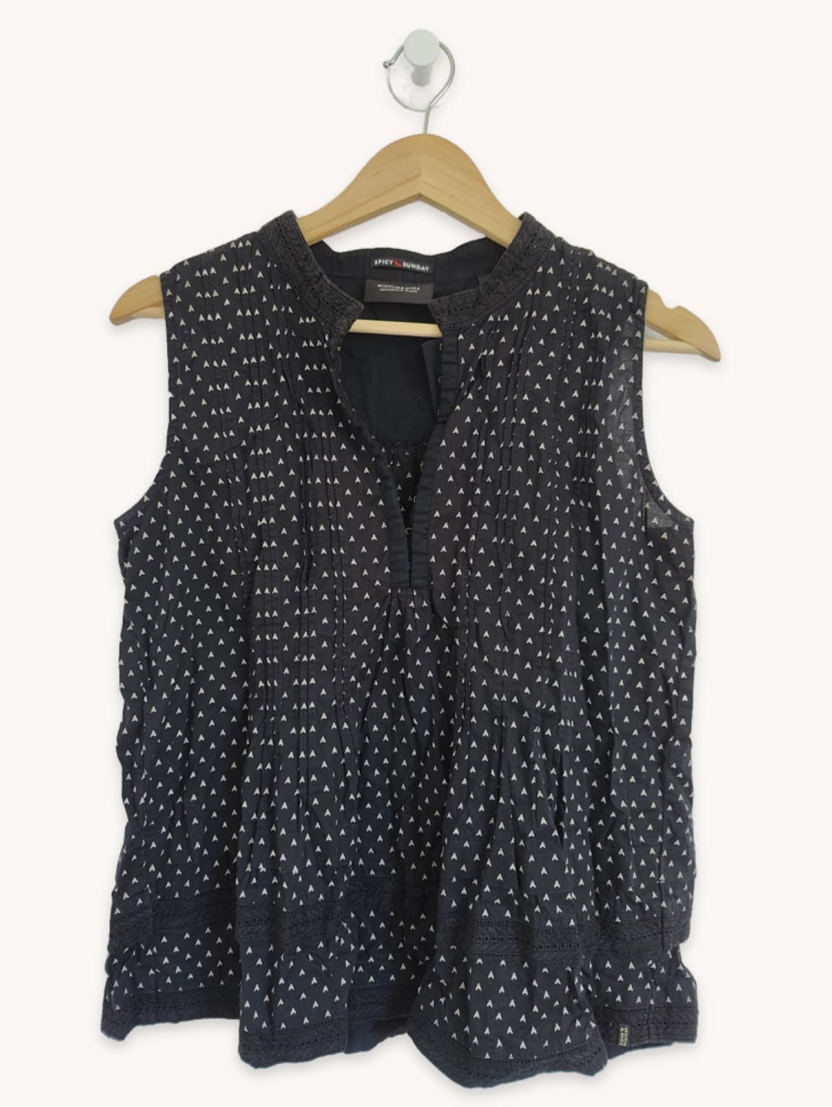 Top à imprimé triangles Scotch & Soda – Taille S  — photo 1
