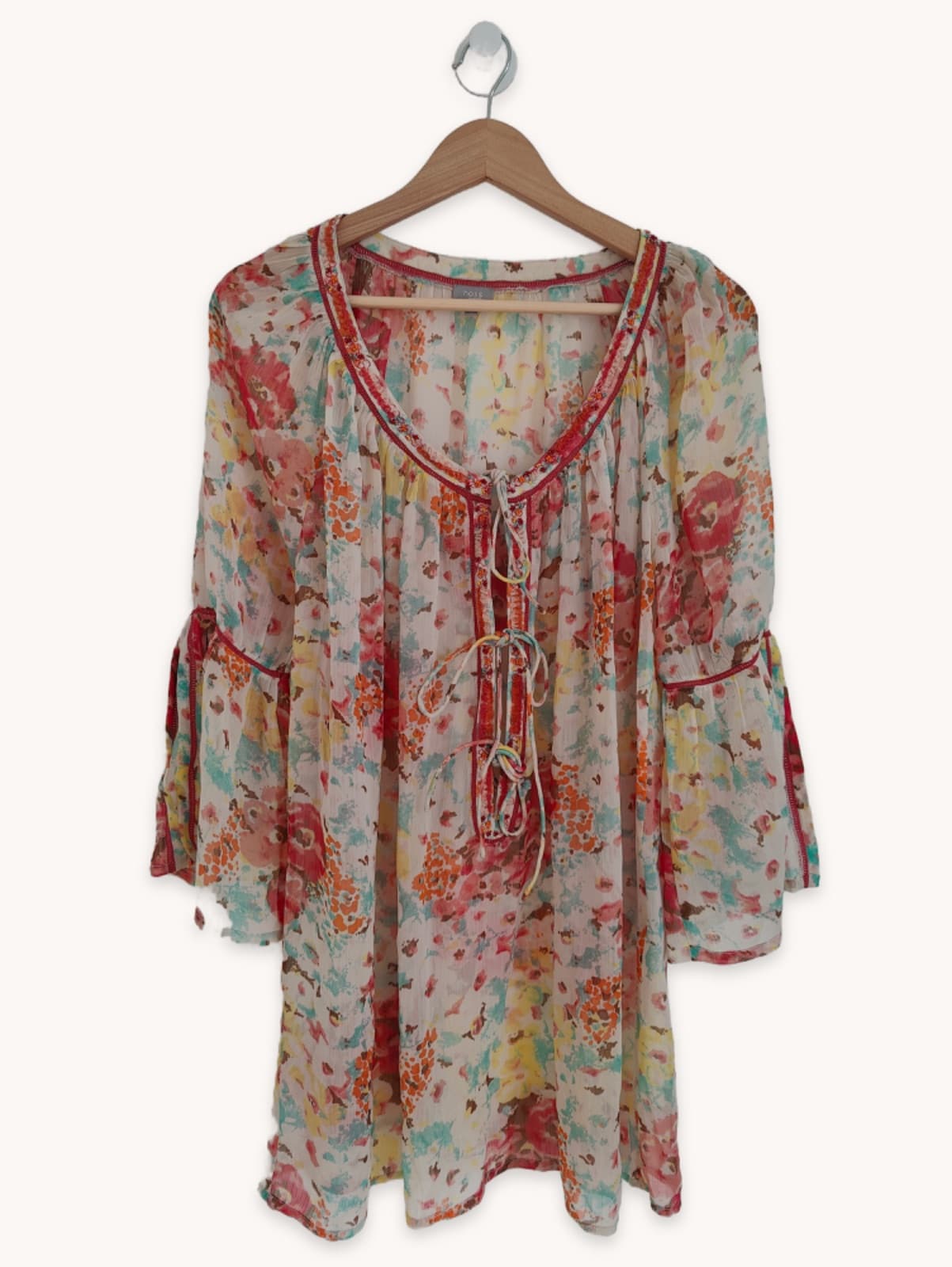 Top bohème fleurie aquarelle Hoss Intropia – Taille 38 — photo 1