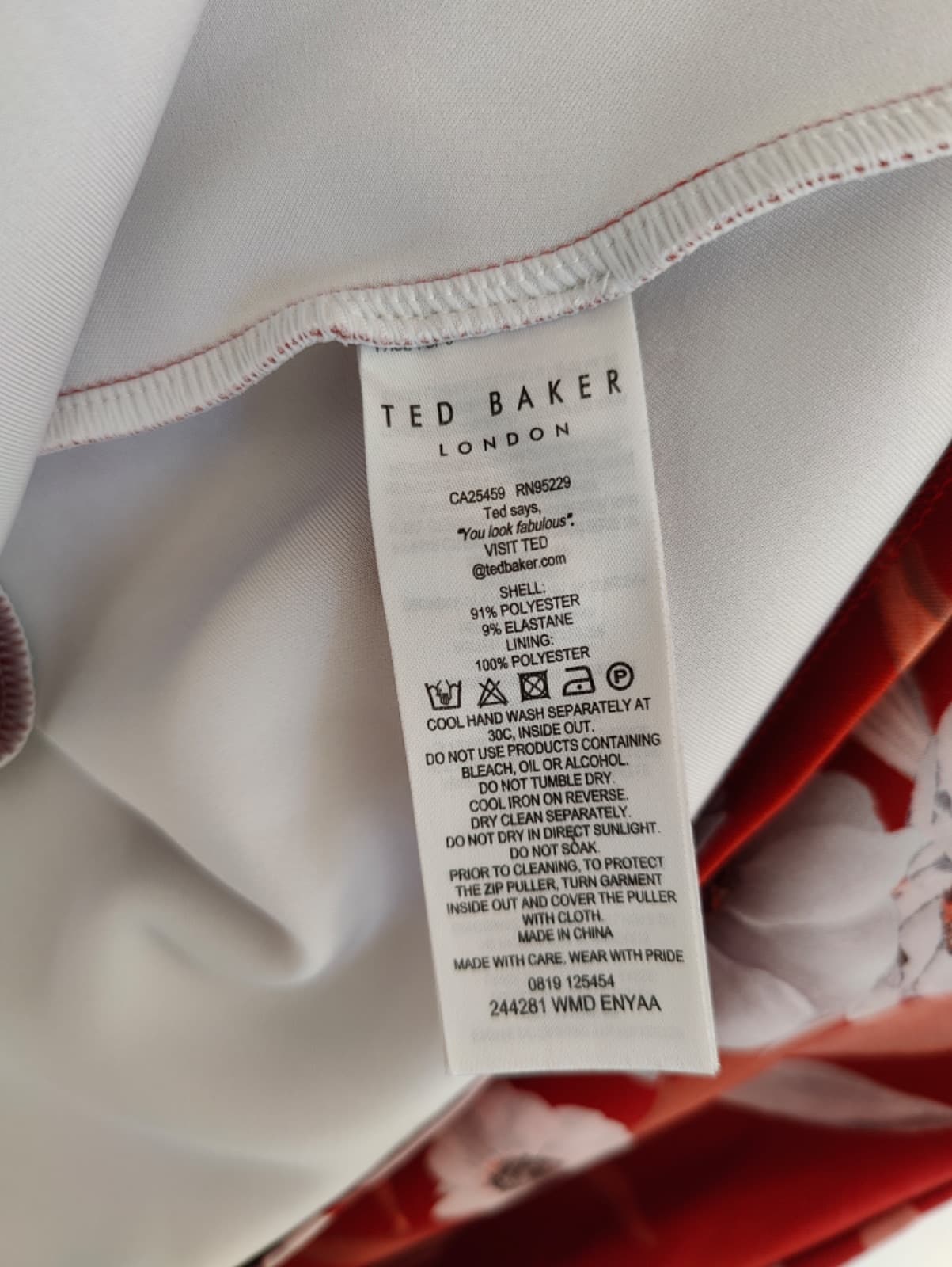 Robe imprimée floral Ted Baker  – Taille S — photo 6