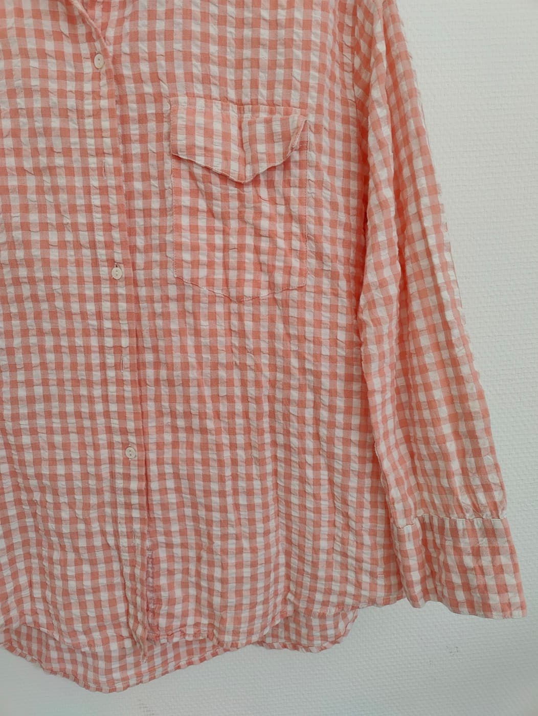 Chemise à carreaux vichy Mango – Taille S — photo 3