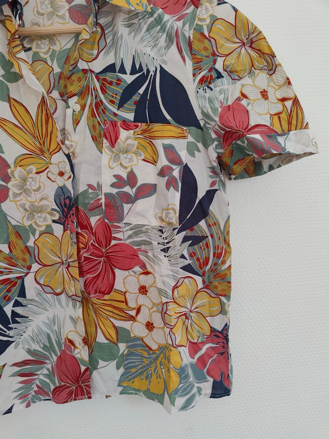 Chemise manches courtes imprimé fleuri Zara – Taille XS — photo 3