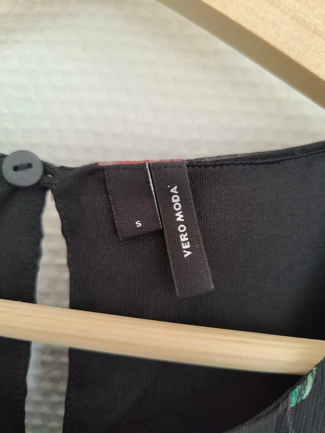 Blouse fleurie noire en mousseline Zara – Taille S — photo 4