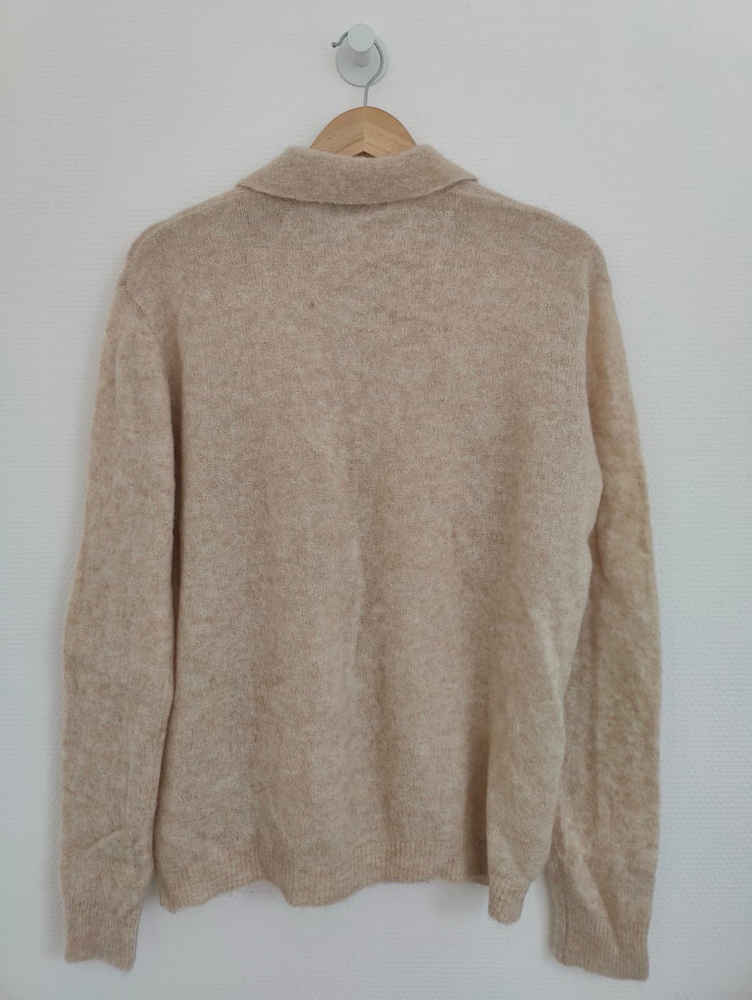 Cardigan boutonné beige en maille douce Zara – Taille S — photo 4