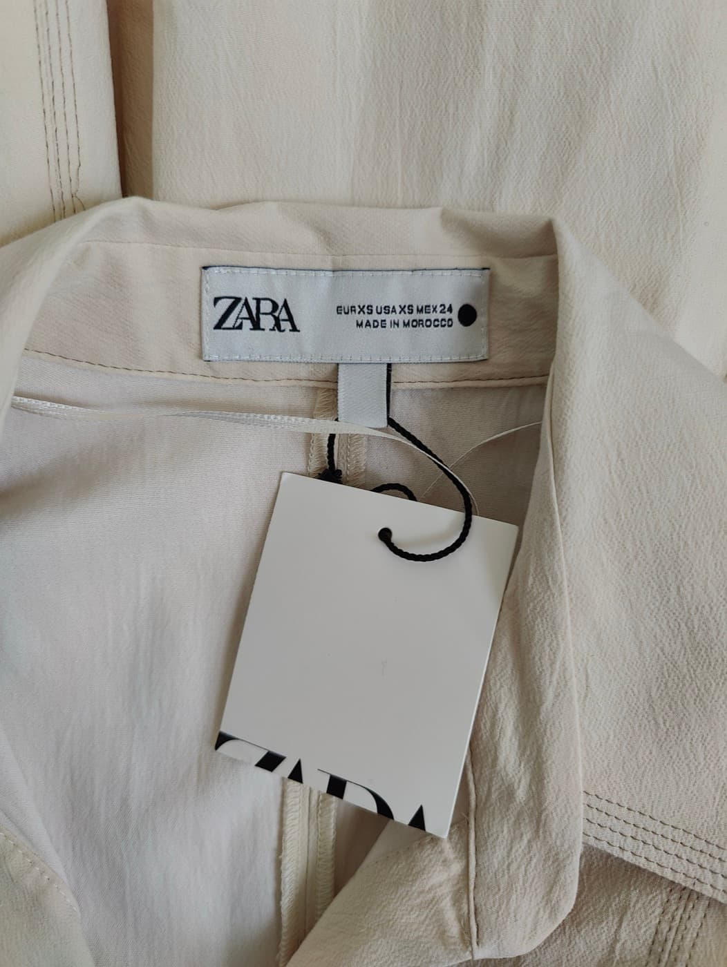 Robe chemise écru Zara – Taille XS — photo 5