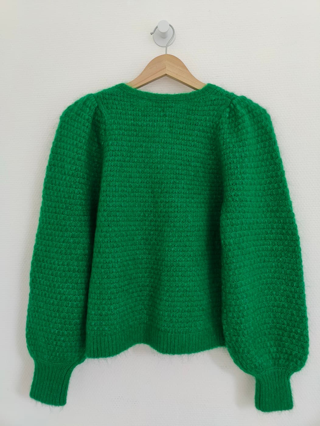 Cardigan en mohair vert émeraude Sézane – Taille XS — photo 4