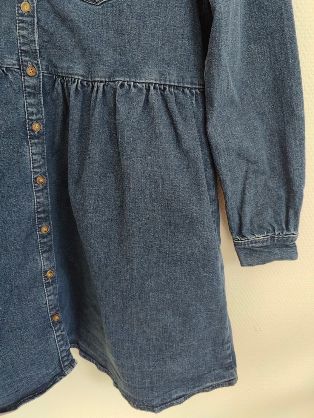 Robe chemise en jean Sézane – Taille 40 — photo 3
