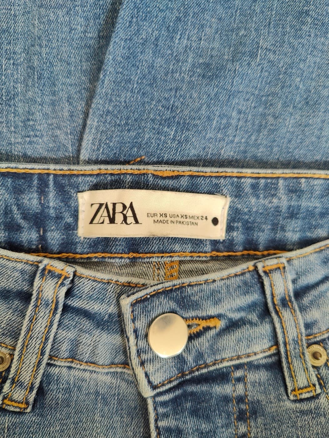 Jupe longue en jean Zara – Taille XS — photo 4