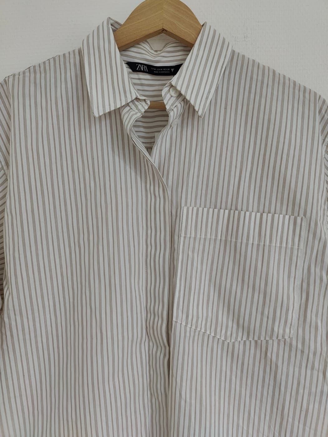 Chemise courte rayée Zara – Taille M — photo 2
