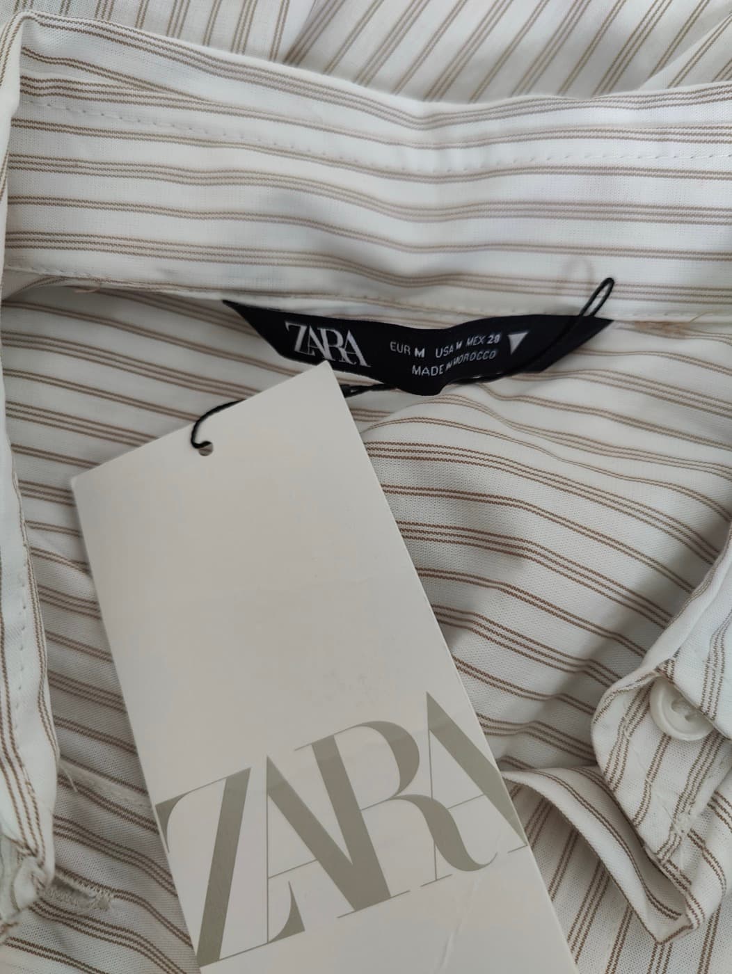 Chemise courte rayée Zara – Taille M — photo 5