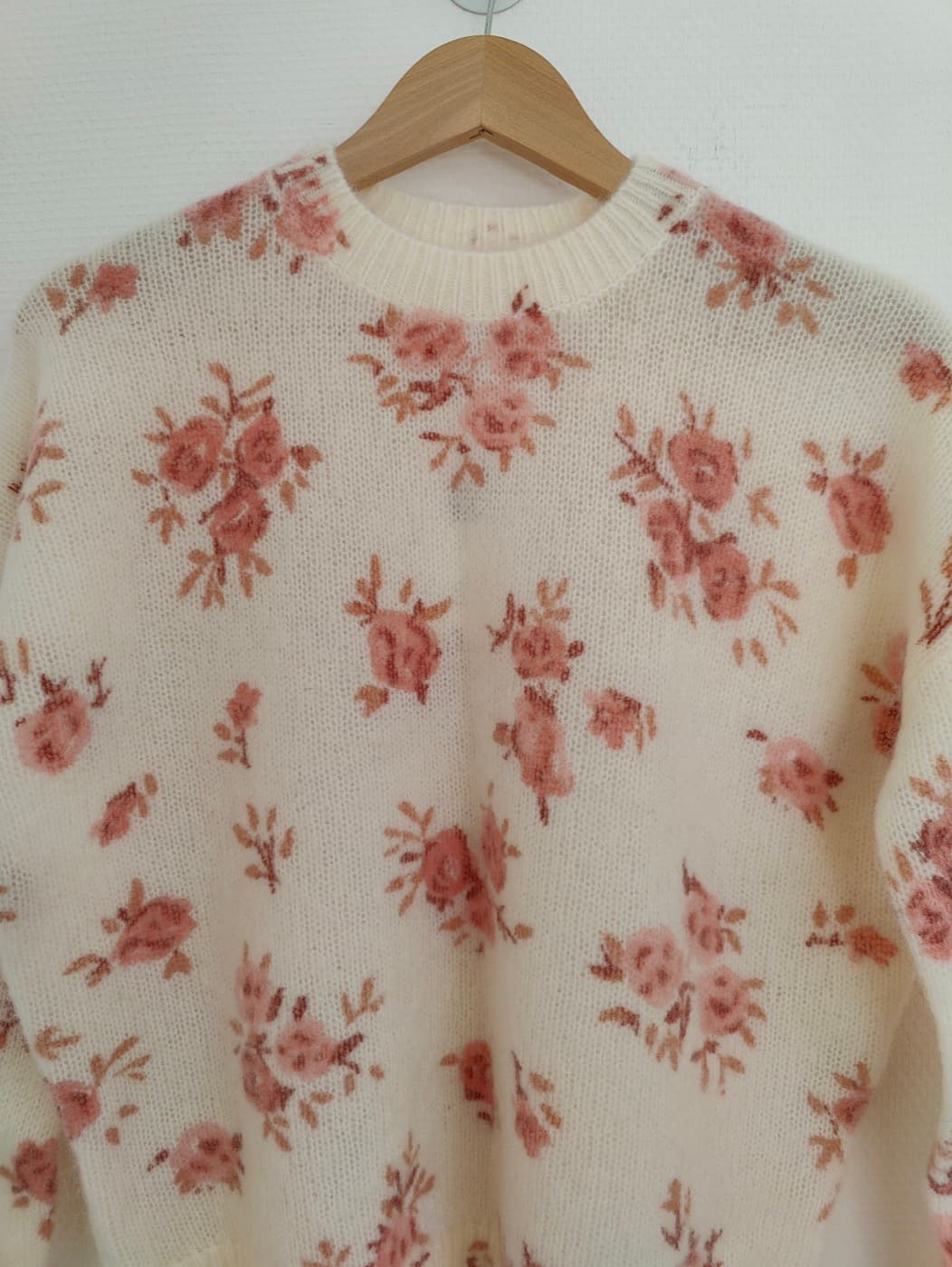 Pull en mohair à roses Sézane – Taille XS — photo 2