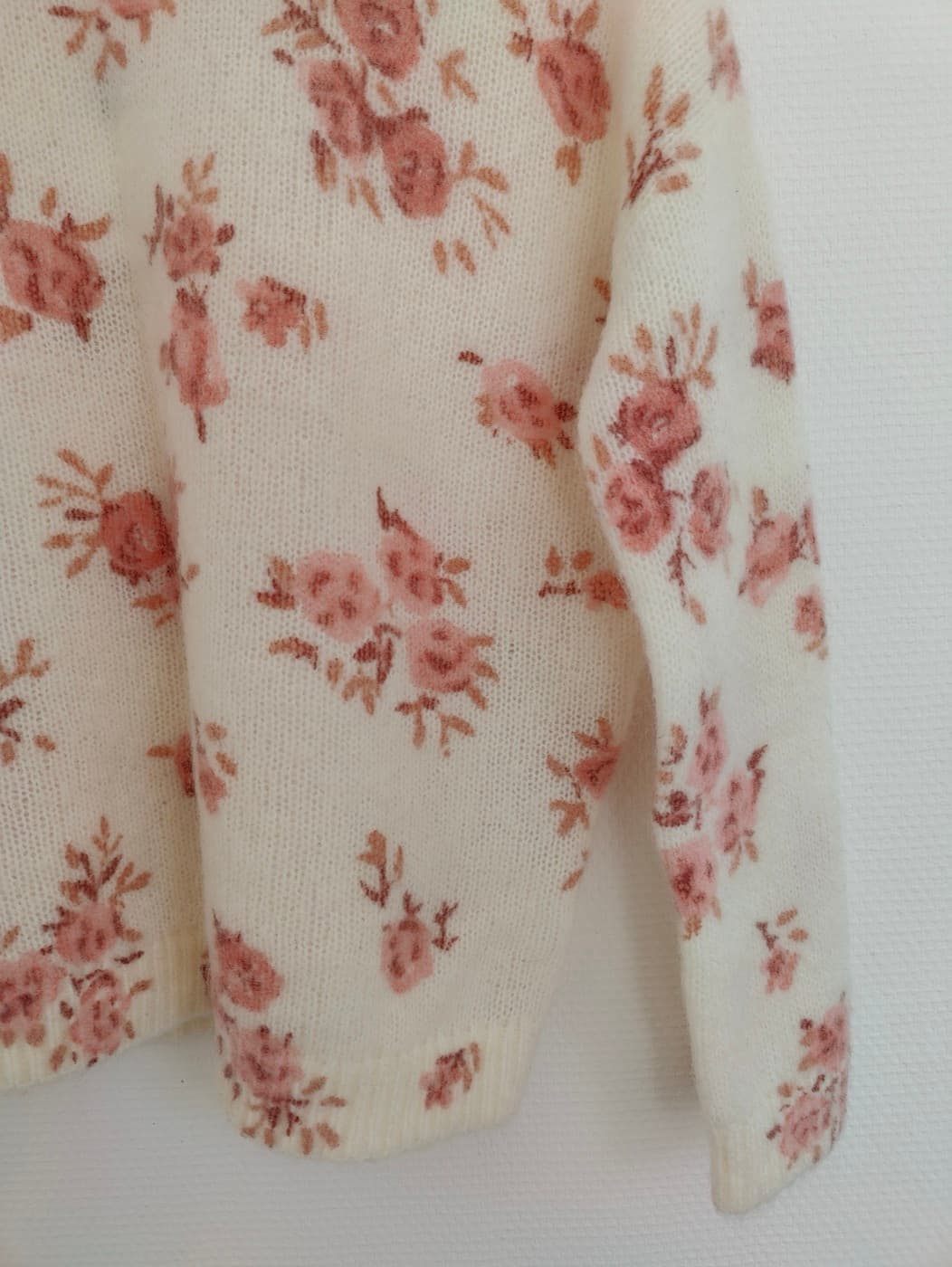 Pull en mohair à roses Sézane – Taille XS — photo 3