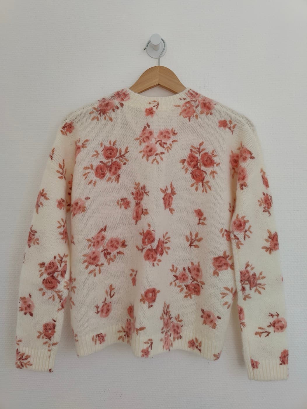 Pull en mohair à roses Sézane – Taille XS — photo 4
