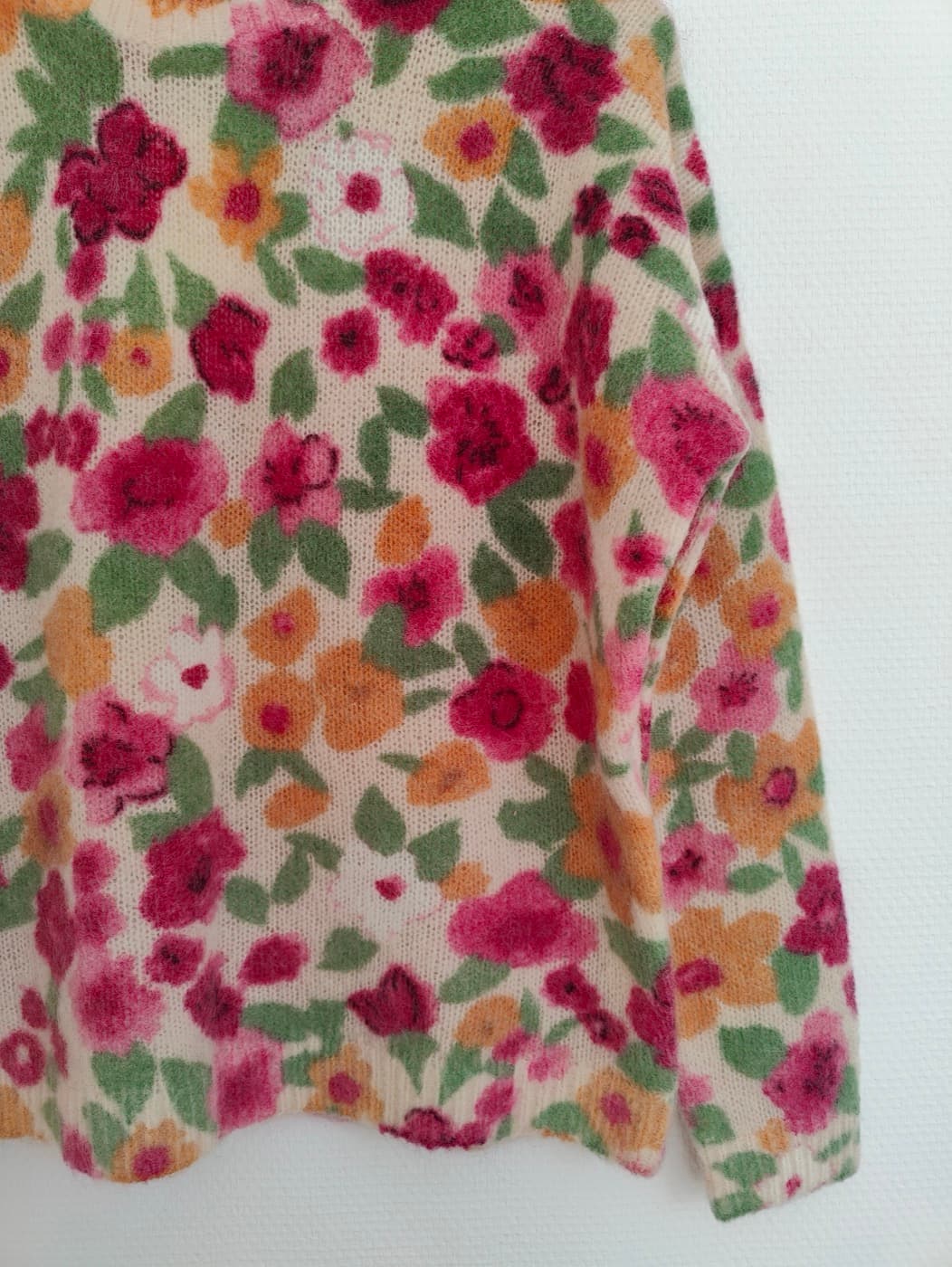 Pull en mohair fleuri Sézane – Taille S — photo 3