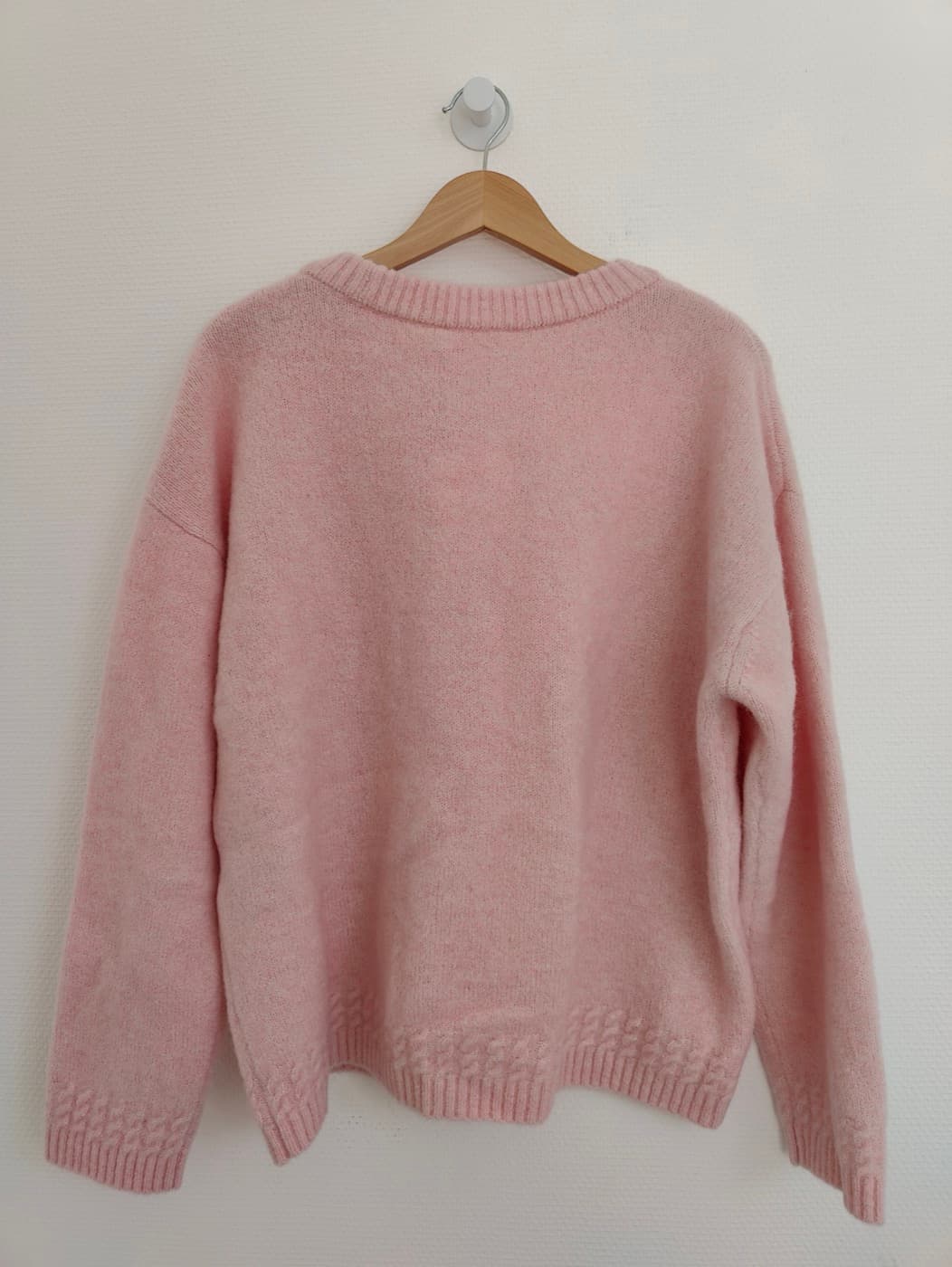 Pull en mohair rose Sézane – Taille L — photo 4