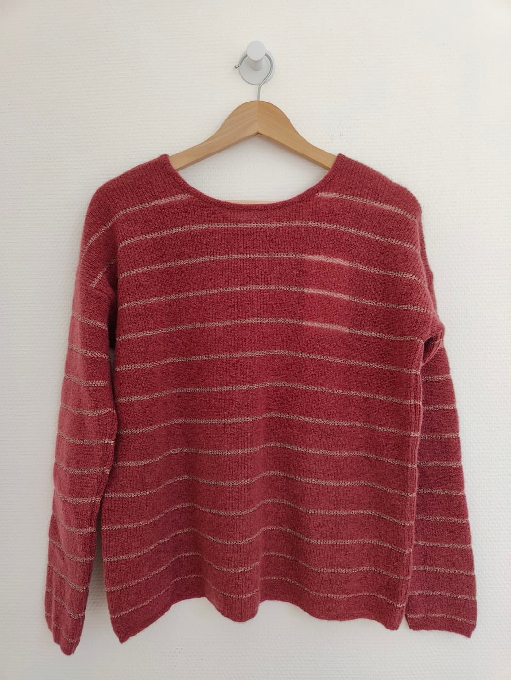 Cardigan rayé en mohair Sézane – Taille L — photo 4