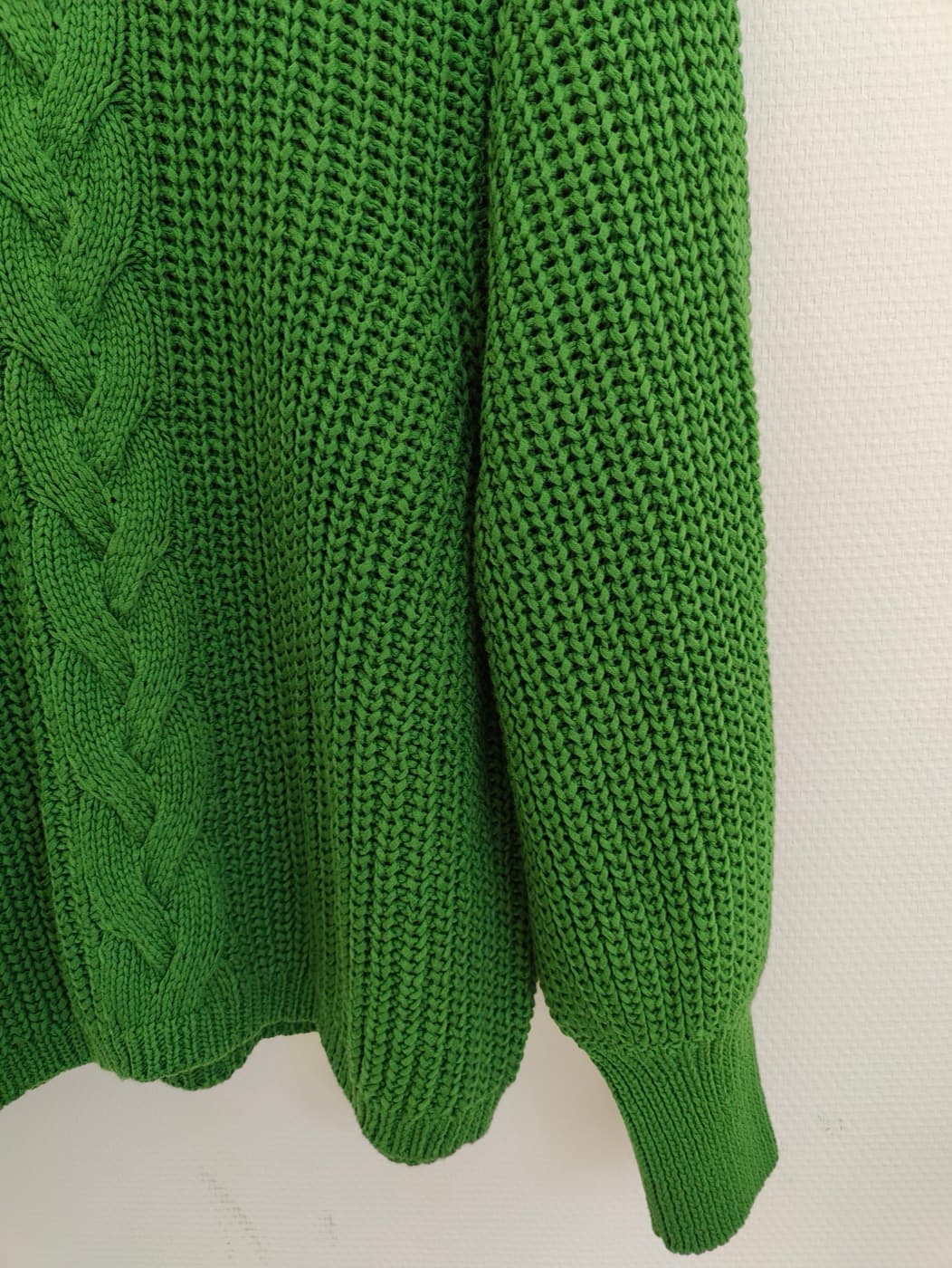 Pull en grosse maille vert Sézane – Taille XXXL — photo 3