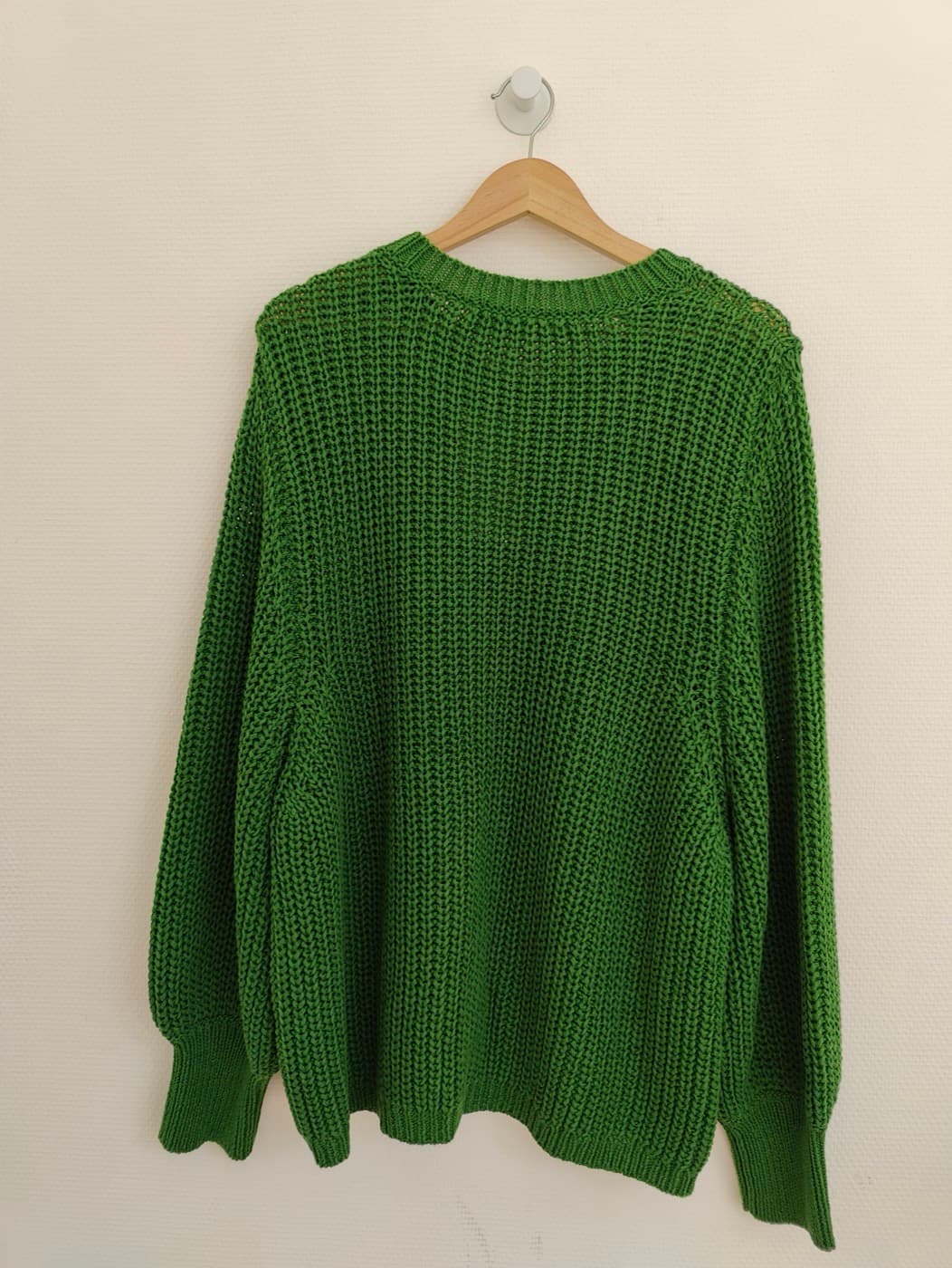 Pull en grosse maille vert Sézane – Taille XXXL — photo 4