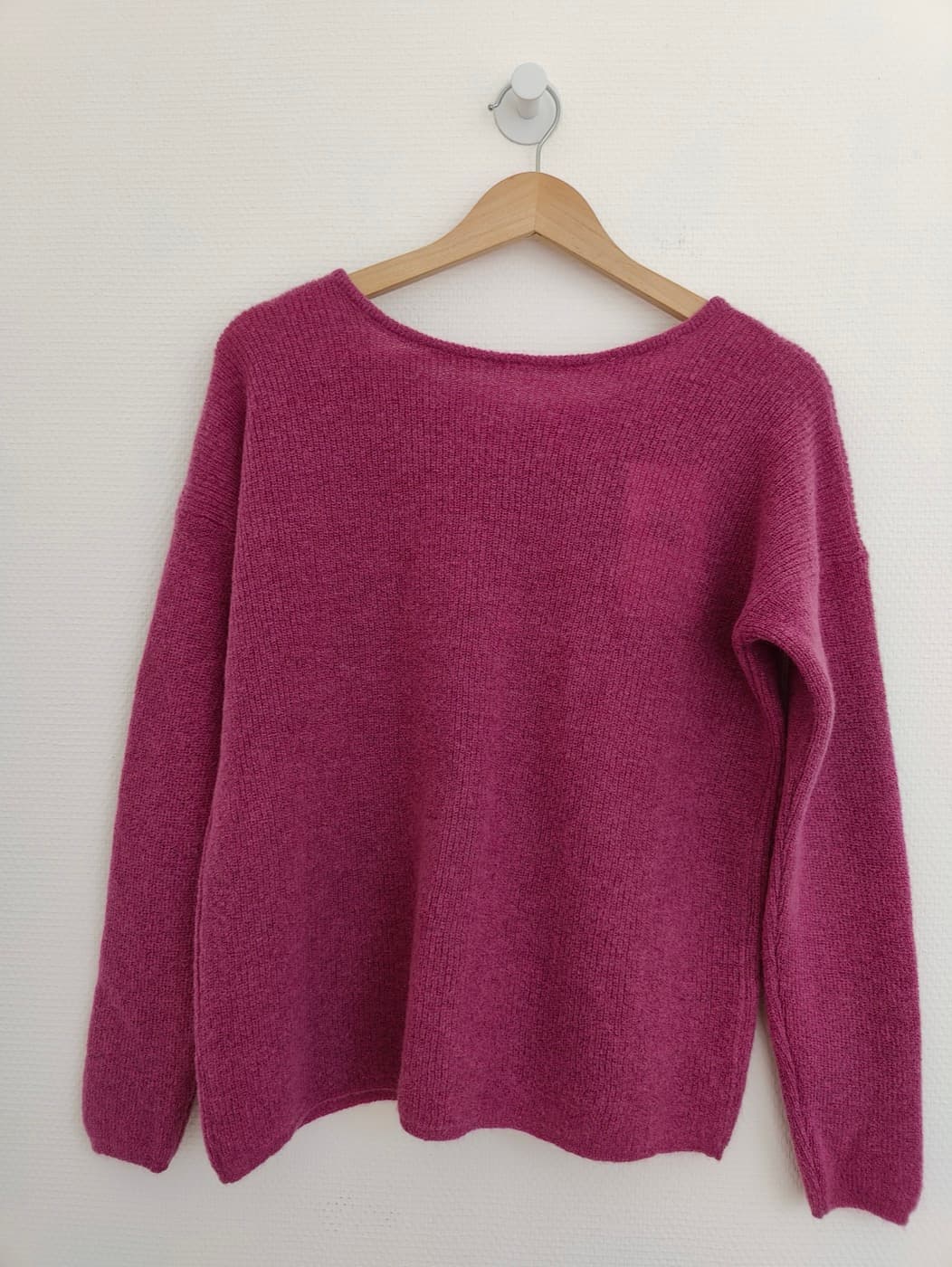 Cardigan Gaspard Sézane en maille rose parme – Taille M — photo 4