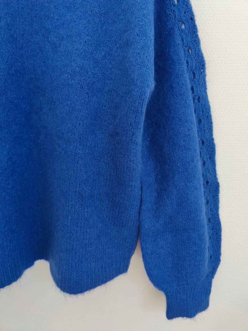 Pull en mohair bleu électrique Sézane – Taille XXL — photo 3