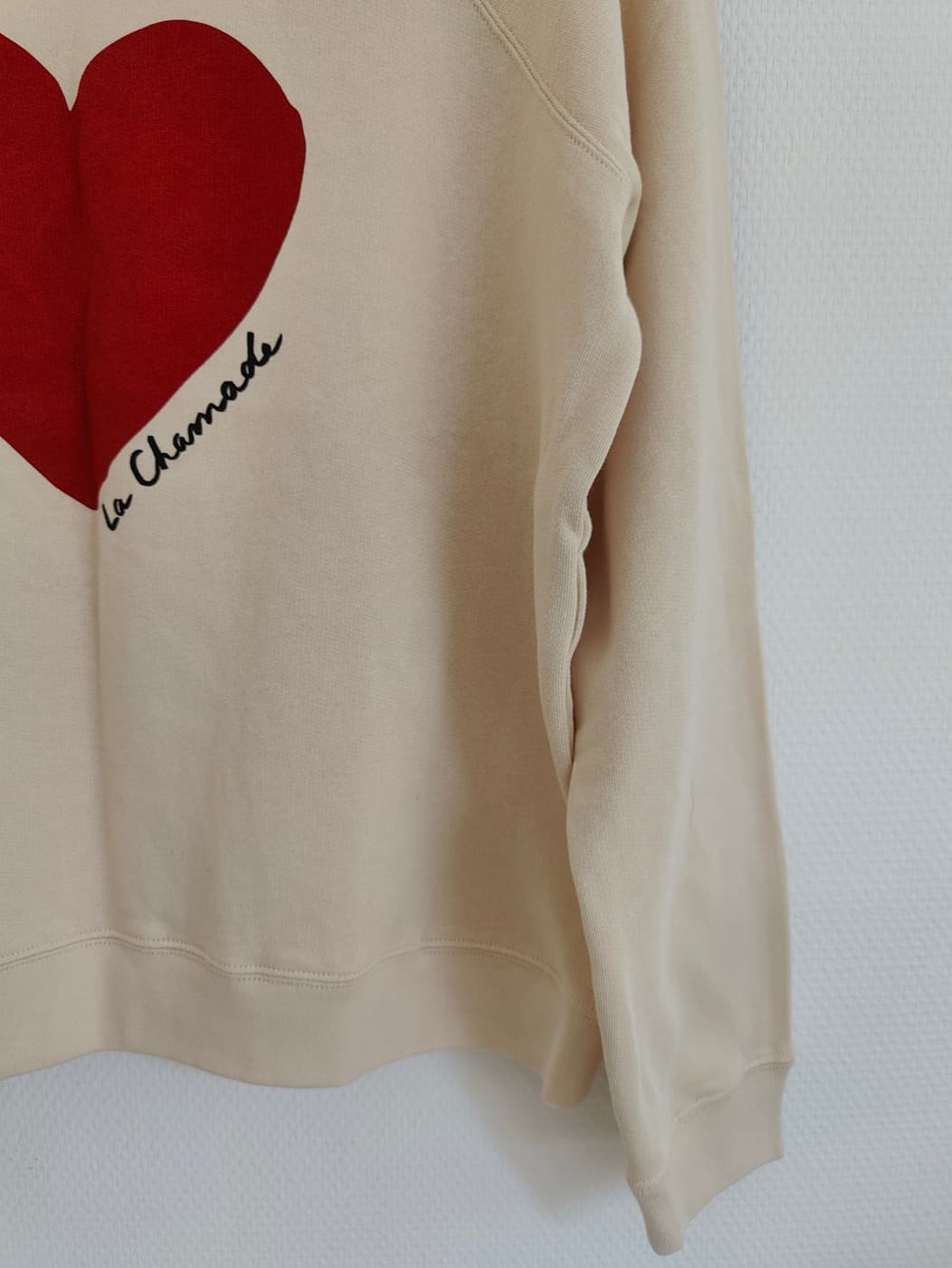 Sweat Sézane "La Chamade" écru – Taille L — photo 3