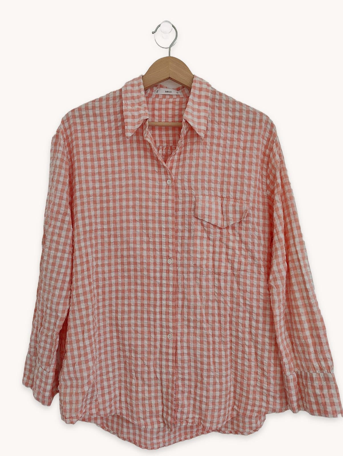 Chemise à carreaux vichy Mango – Taille S — photo 1