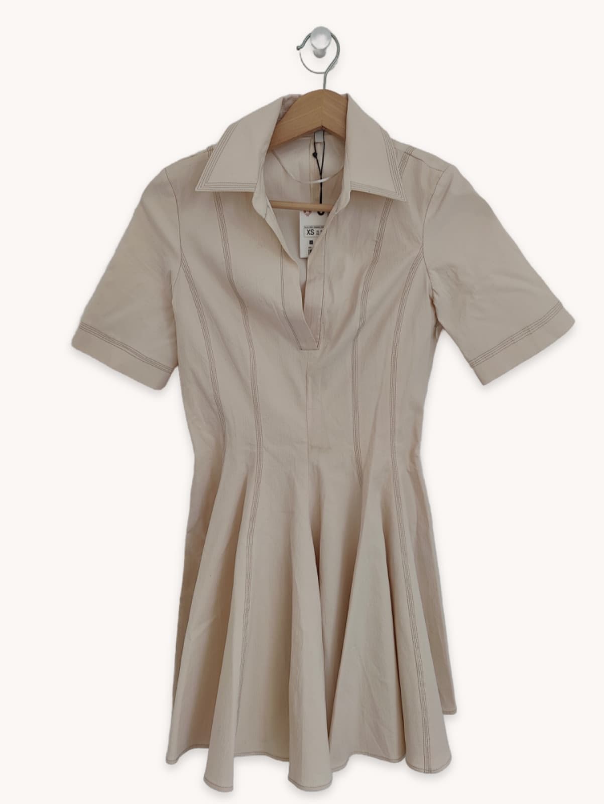 Robe chemise écru Zara – Taille XS — photo 1
