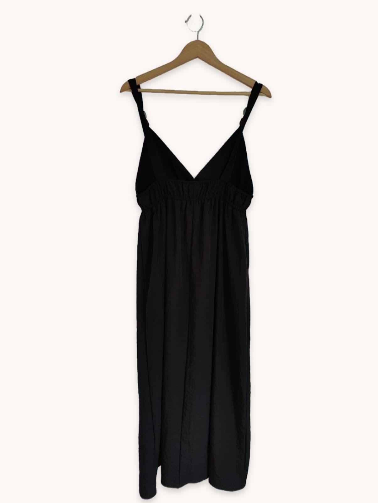 Robe longue noire dos-nu Zara – Taille L — photo 3