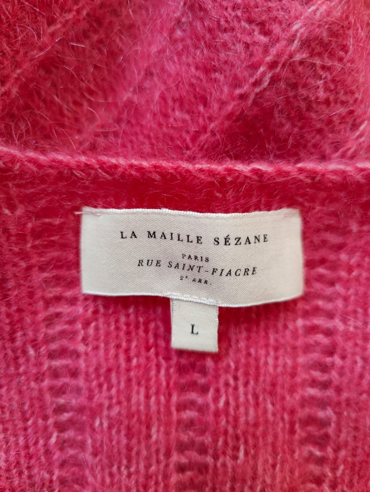 Pull en mohair rose Sézane – Taille L — photo 5