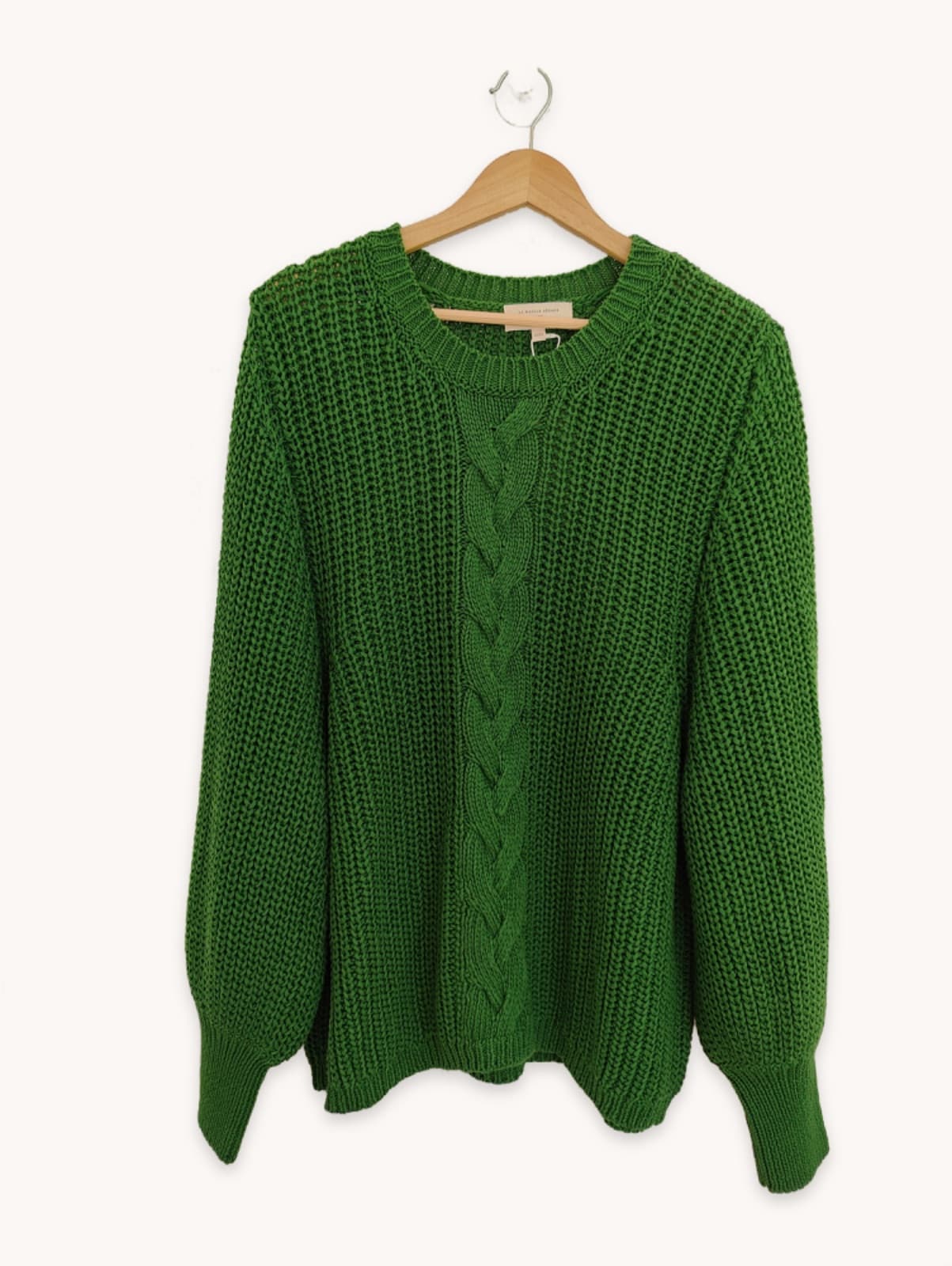 Pull en grosse maille vert Sézane – Taille XXXL — photo 1