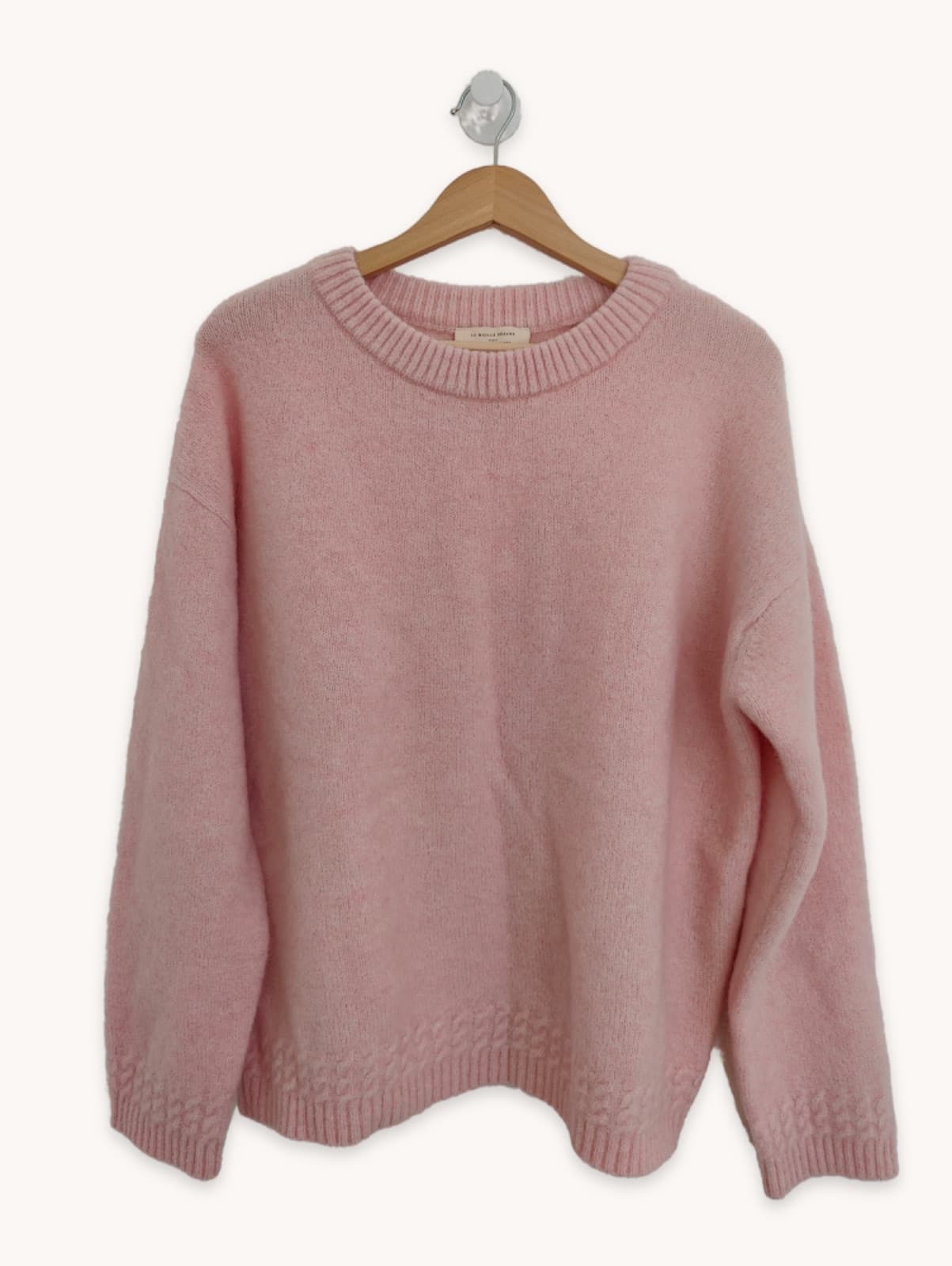 Pull en mohair rose Sézane – Taille L — photo 1
