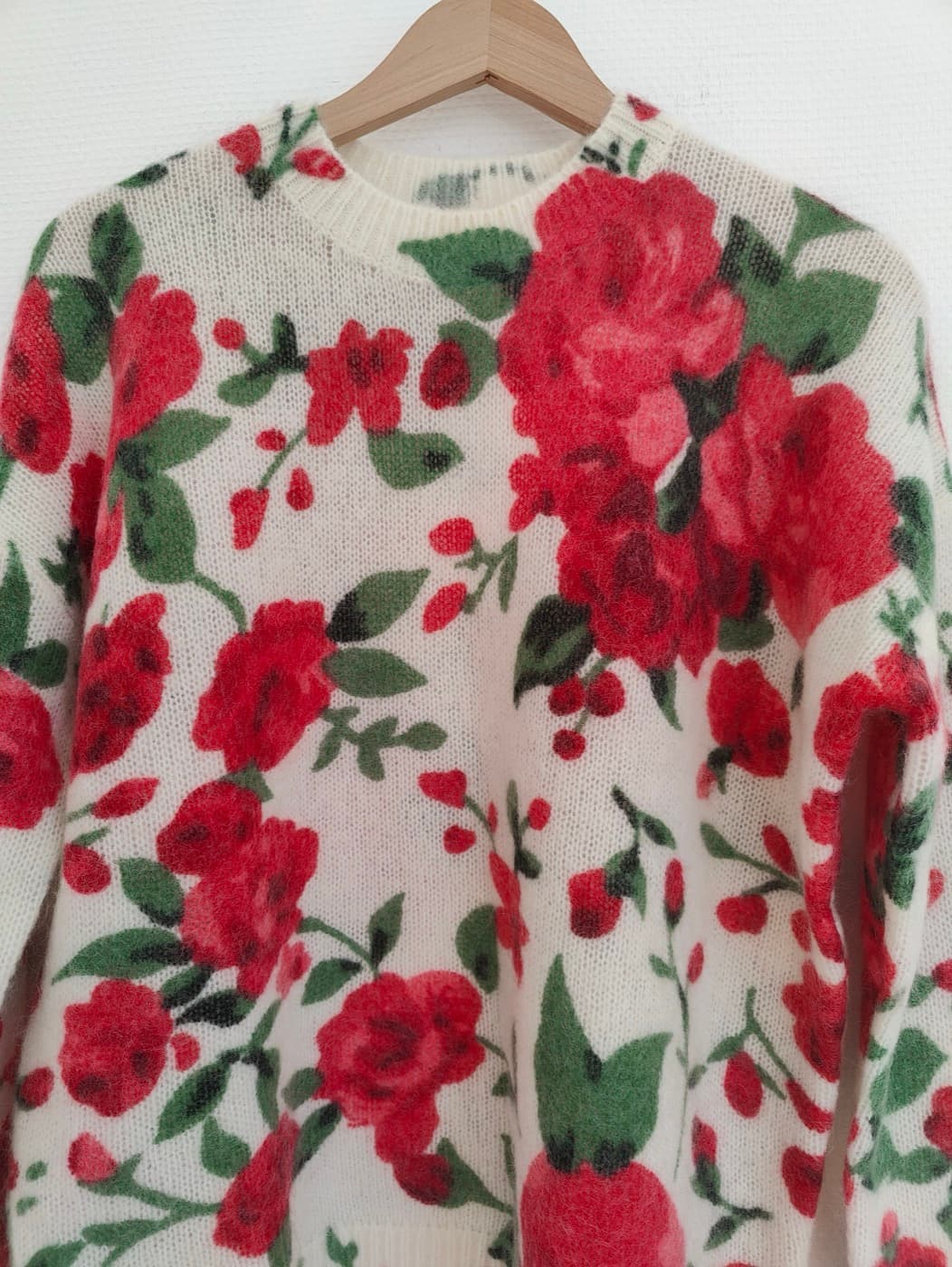 Pull en maille à imprimé floral Sézane – Taille M — photo 2