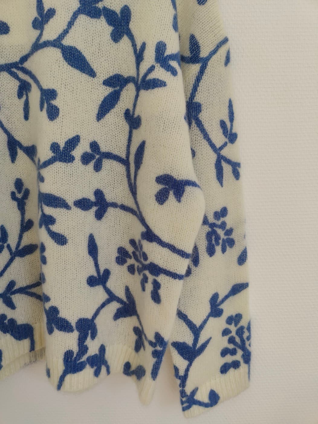 Pull Sézane en maille à motif végétal – Taille XXL — photo 3