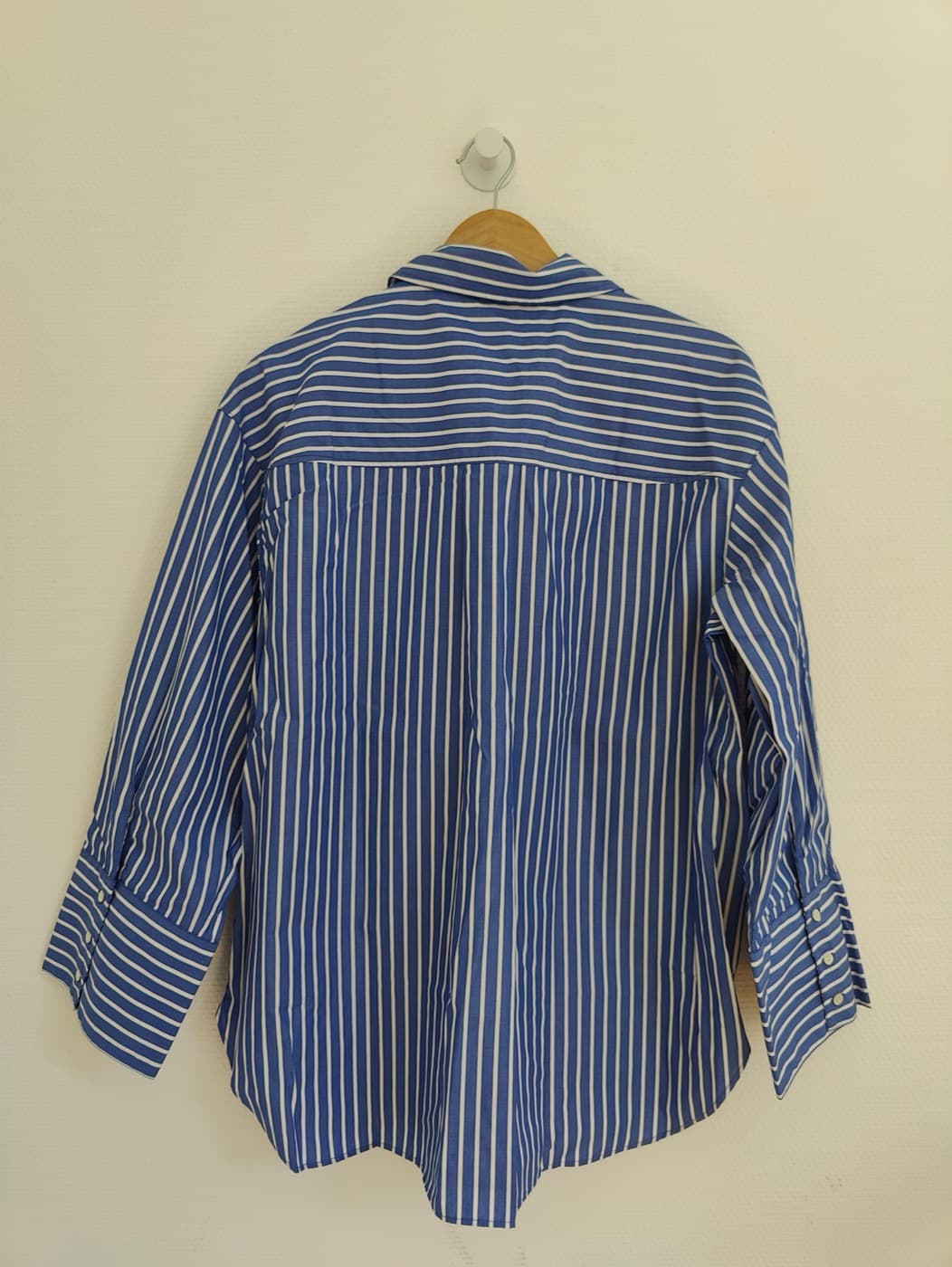 Chemise rayée bleu roi Sézane – Taille 42 — photo 4