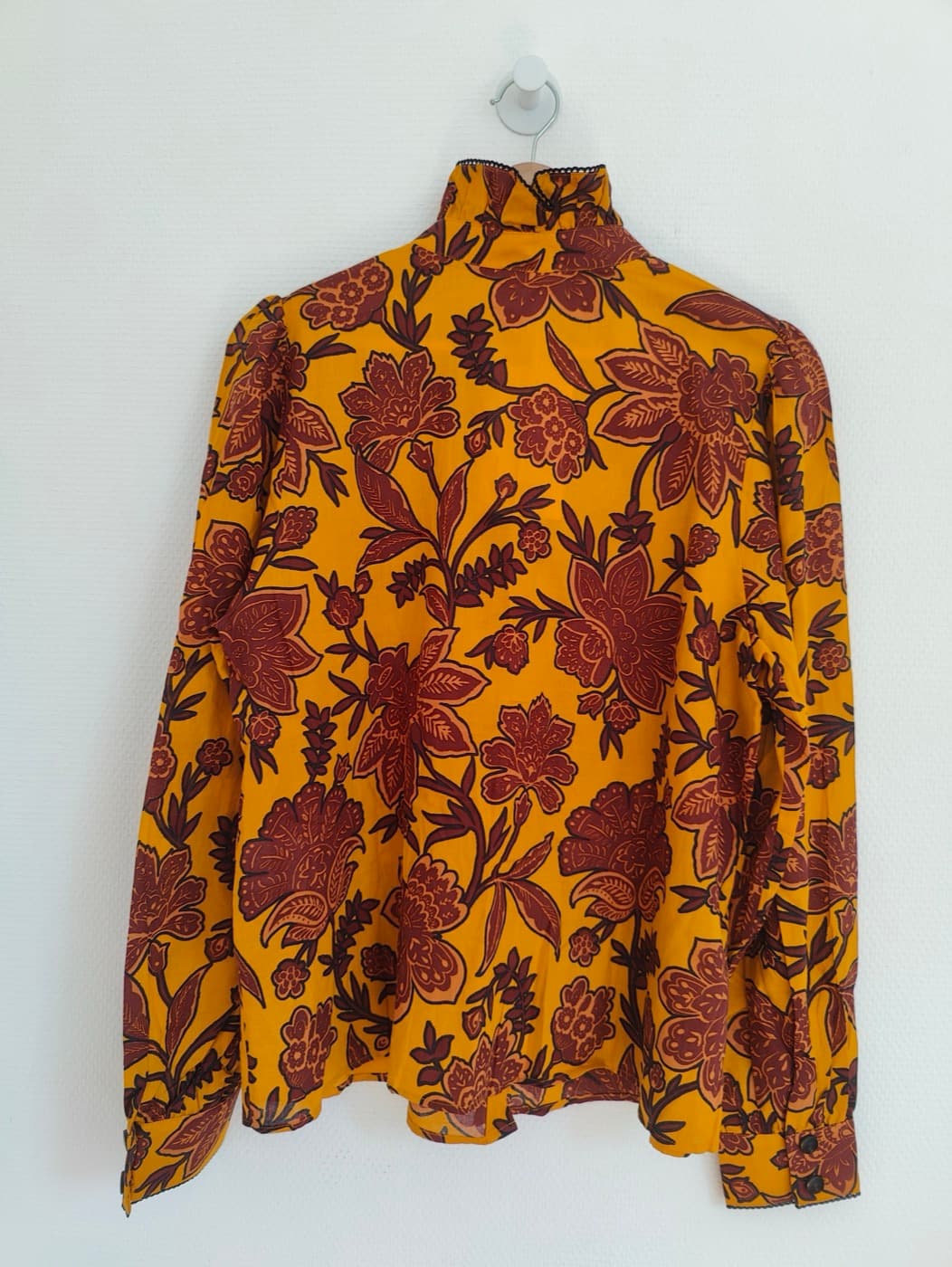 Chemise Sézane à volants et imprimé floral – Taille 42 — photo 4