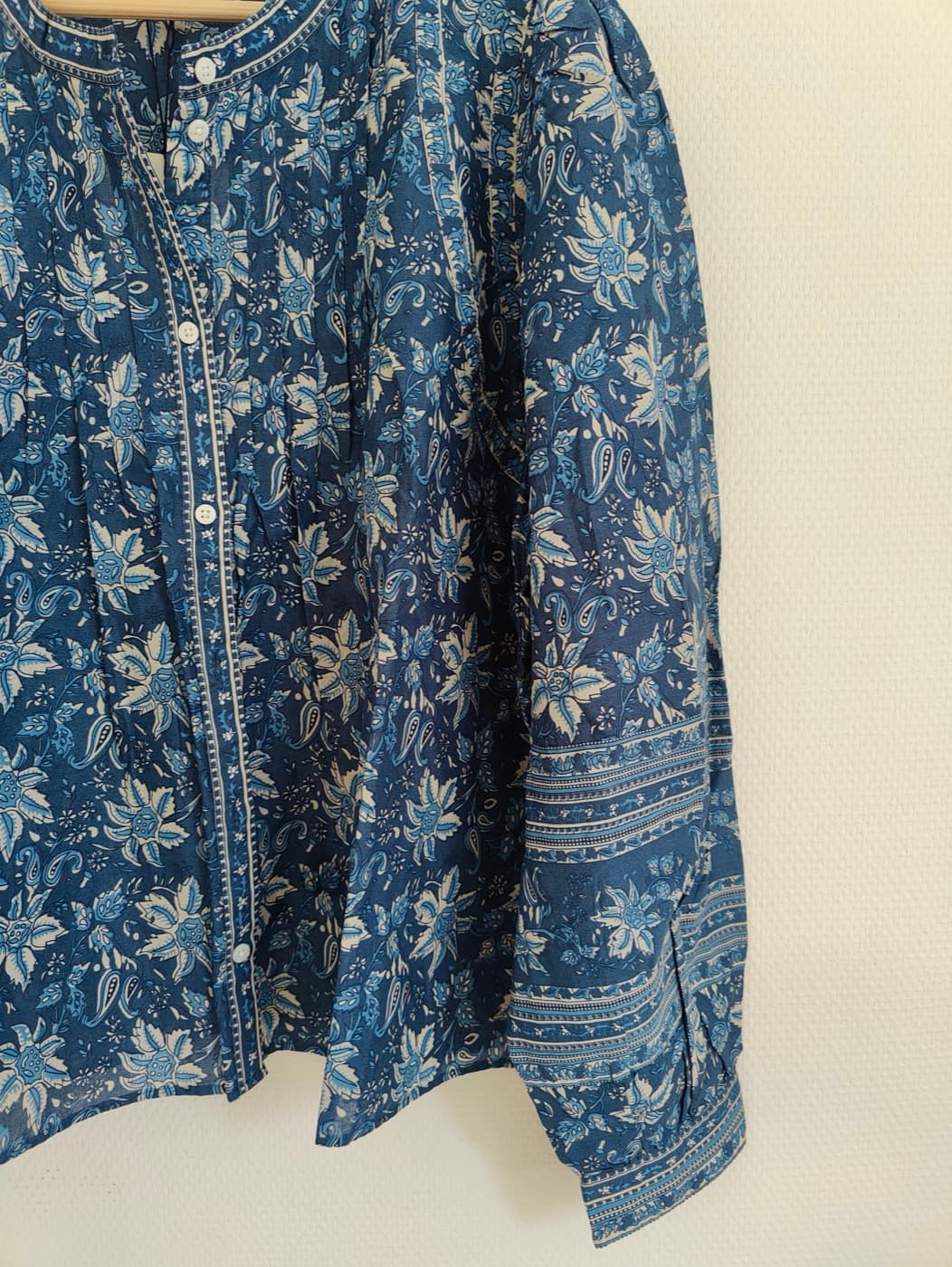 Blouse indigo Sézane x Sea NY – Taille 46 — photo 3