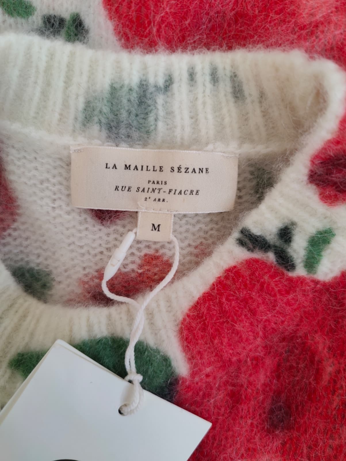 Pull en maille à imprimé floral Sézane – Taille M — photo 5