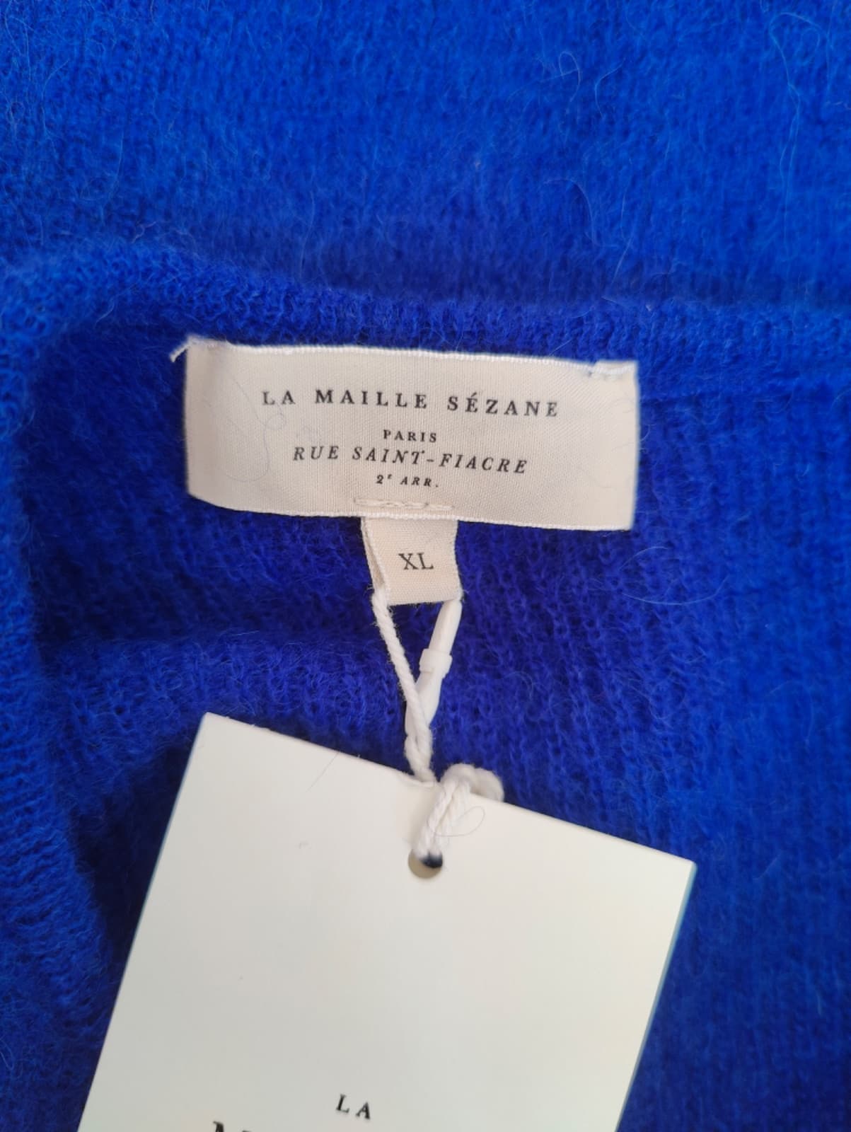 Gilet en maille Sézane bleu électrique – Taille XL — photo 5