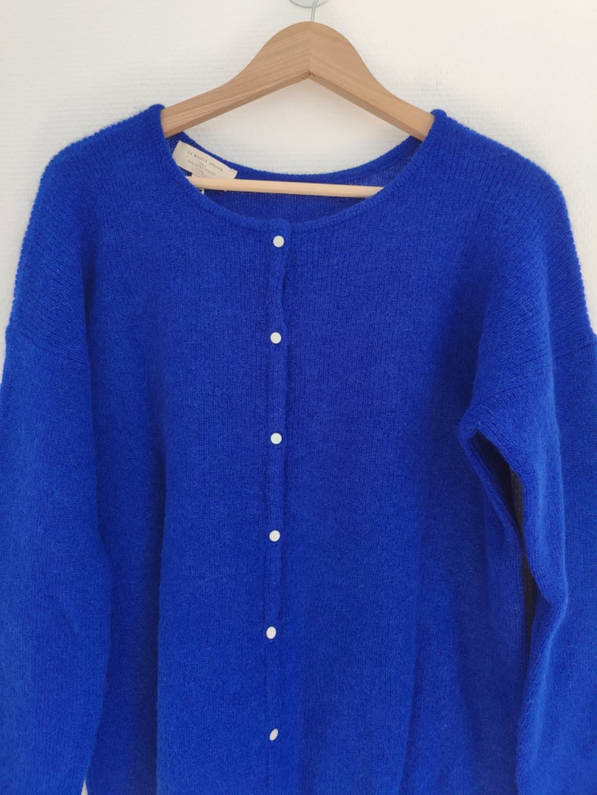 Gilet en maille Sézane bleu électrique – Taille XL — photo 2