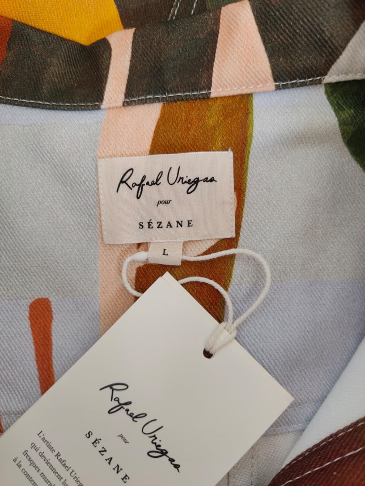 Veste multicolore Sézane x Rafael Uriegas – Taille L — photo 5