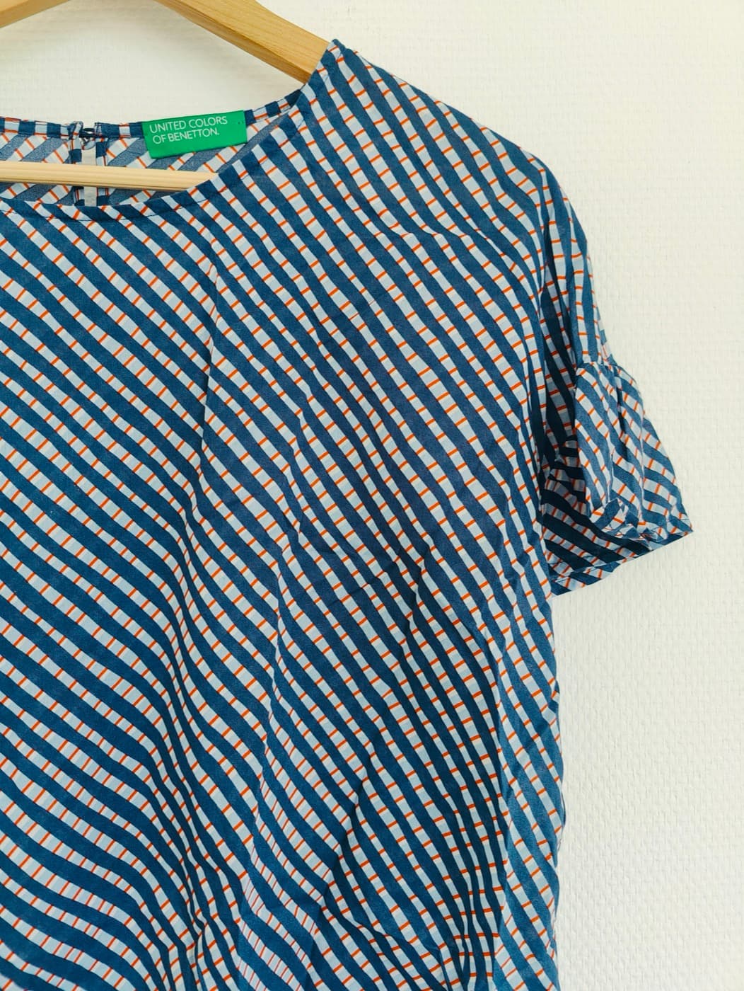Blouse Benetton à rayures – Taille M — photo 3